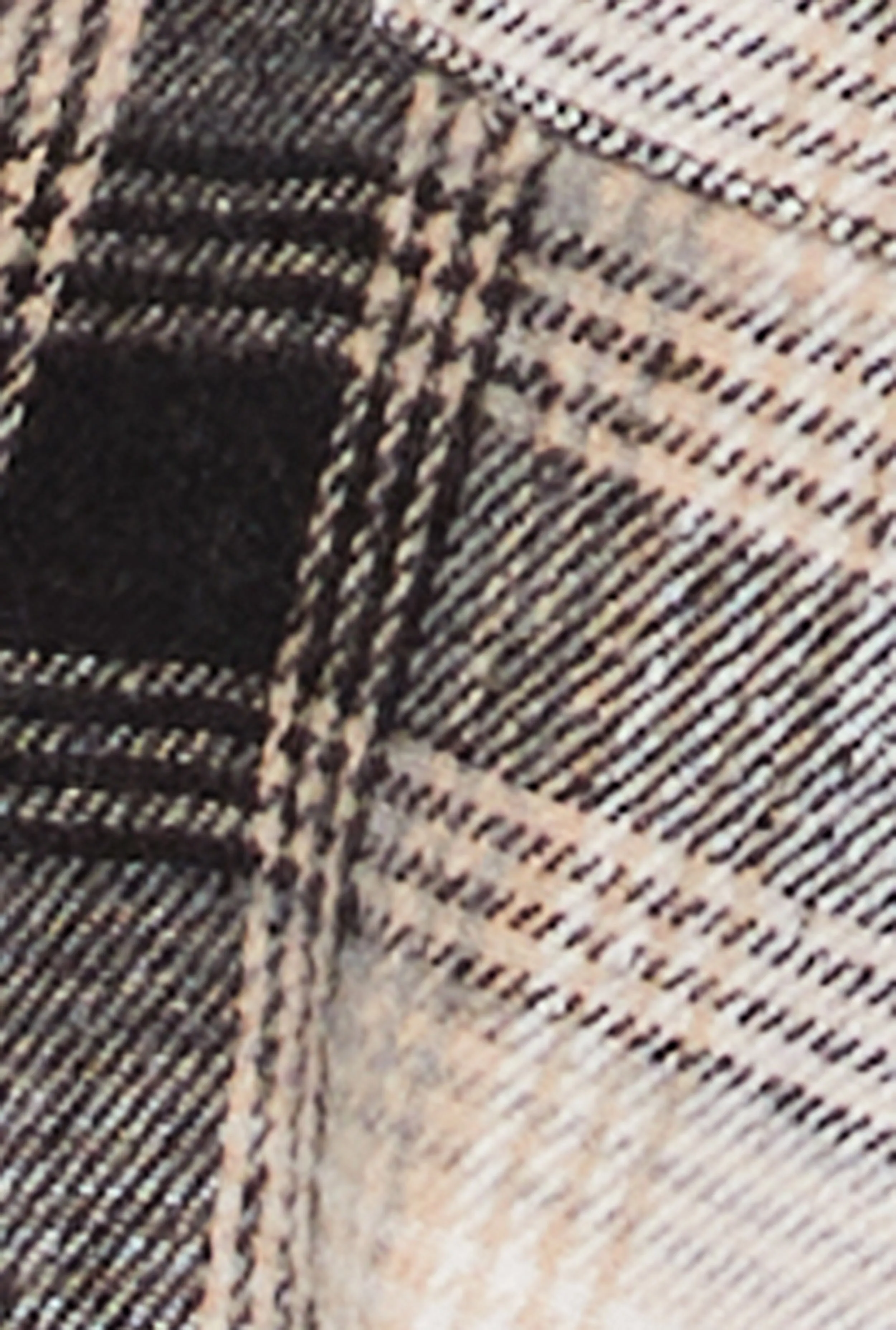 Plus Size High Low Plaid Shacket sold by Rainbow product image thumbnail 4