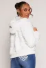 Satin Lined Faux Fur Hooded Jacket sold by Rainbow