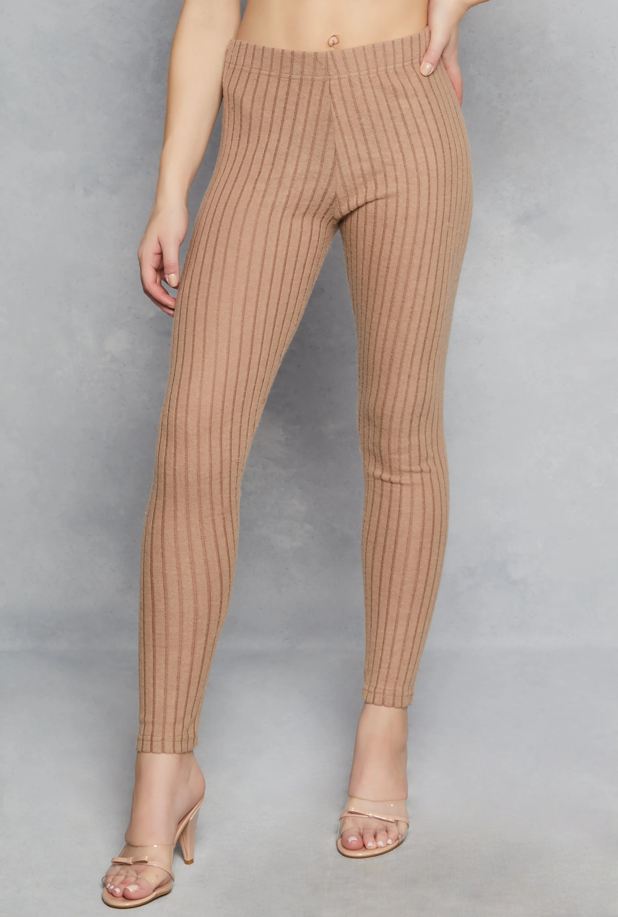 Brushed Rib Knit Leggings sold by Rainbow product image thumbnail 2