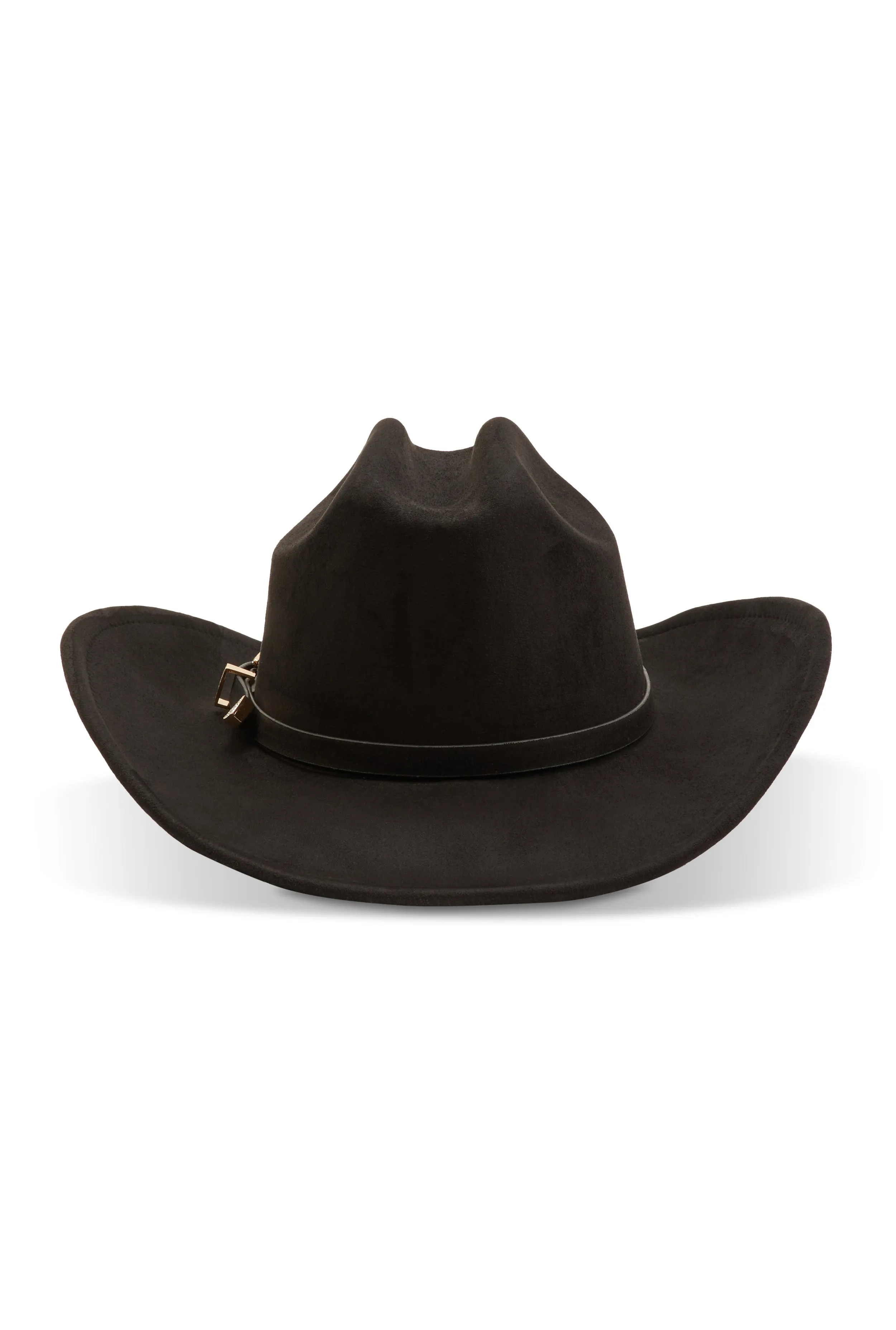 Rhinestone Buckle Faux Suede Cowboy Hat sold by Rainbow product image thumbnail 5