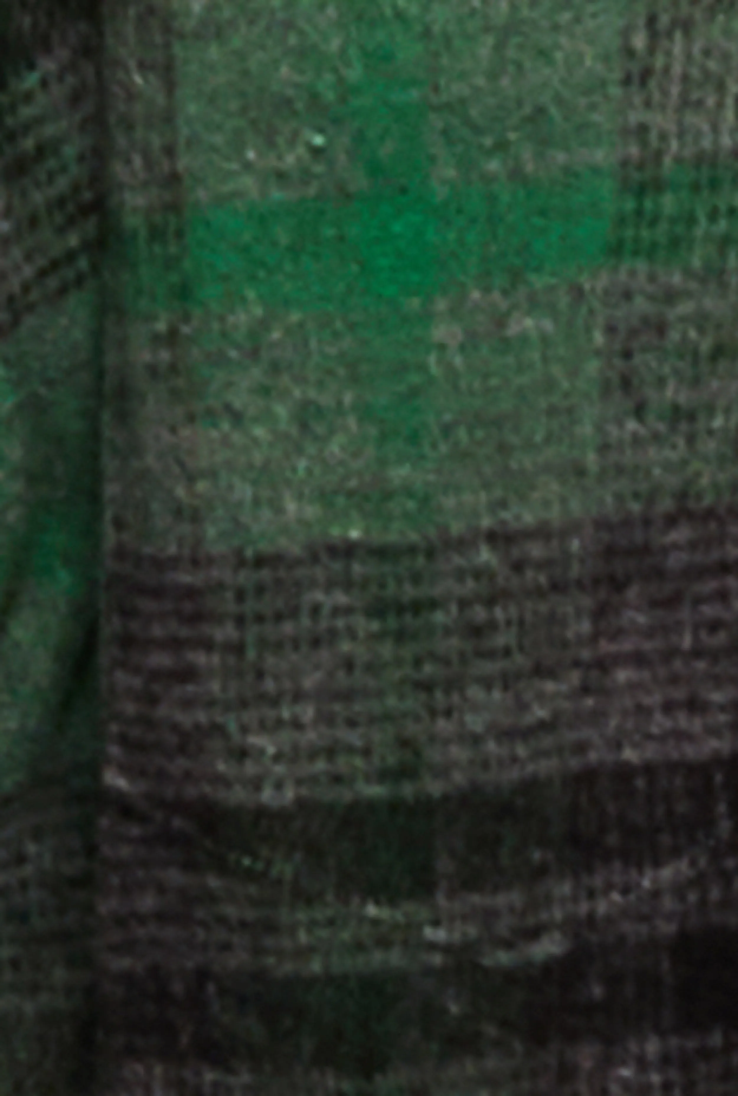 Plus Size Spoon Jeans Plaid Cropped Shacket sold by Rainbow product image thumbnail 4