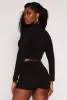 Rhinestone Trim Fringe Cropped Blazer sold by Rainbow