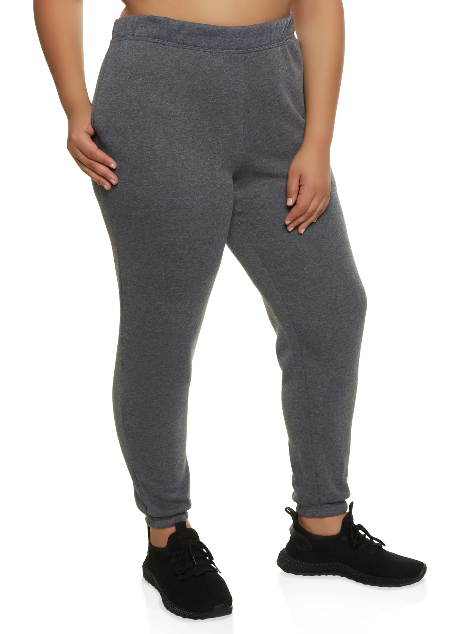 Plus Size Basic Fleece Sweatpants sold by Rainbow