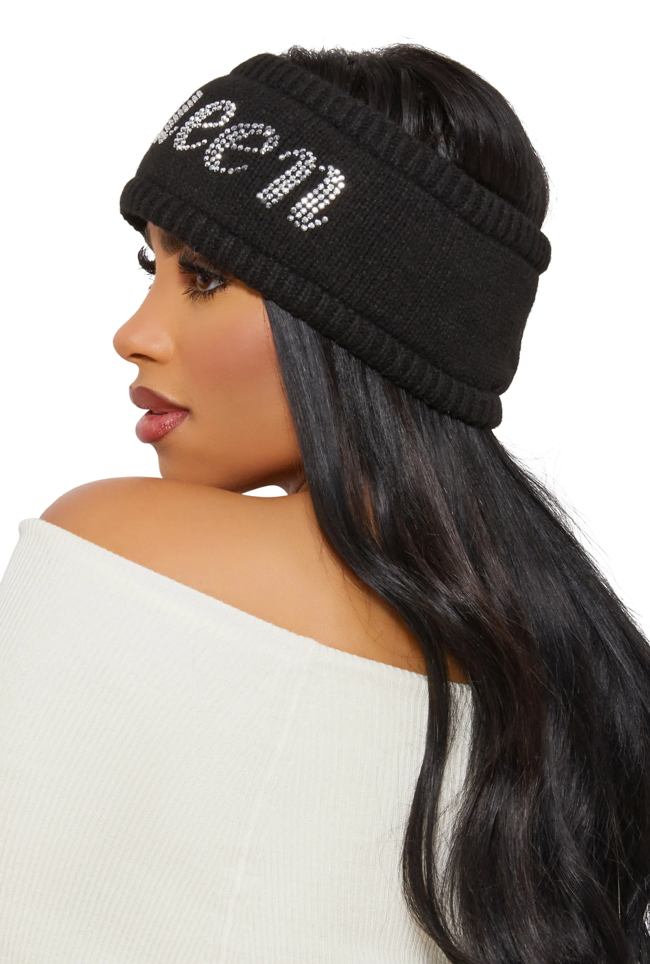 Rhinestone Queen Headband sold by Rainbow product image thumbnail 2