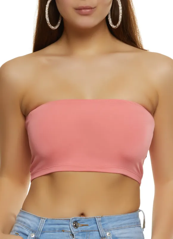 Solid Spandex Tube Top sold by Rainbow