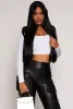 Faux Patent Leather Zip Front Puffer Vest sold by Rainbow