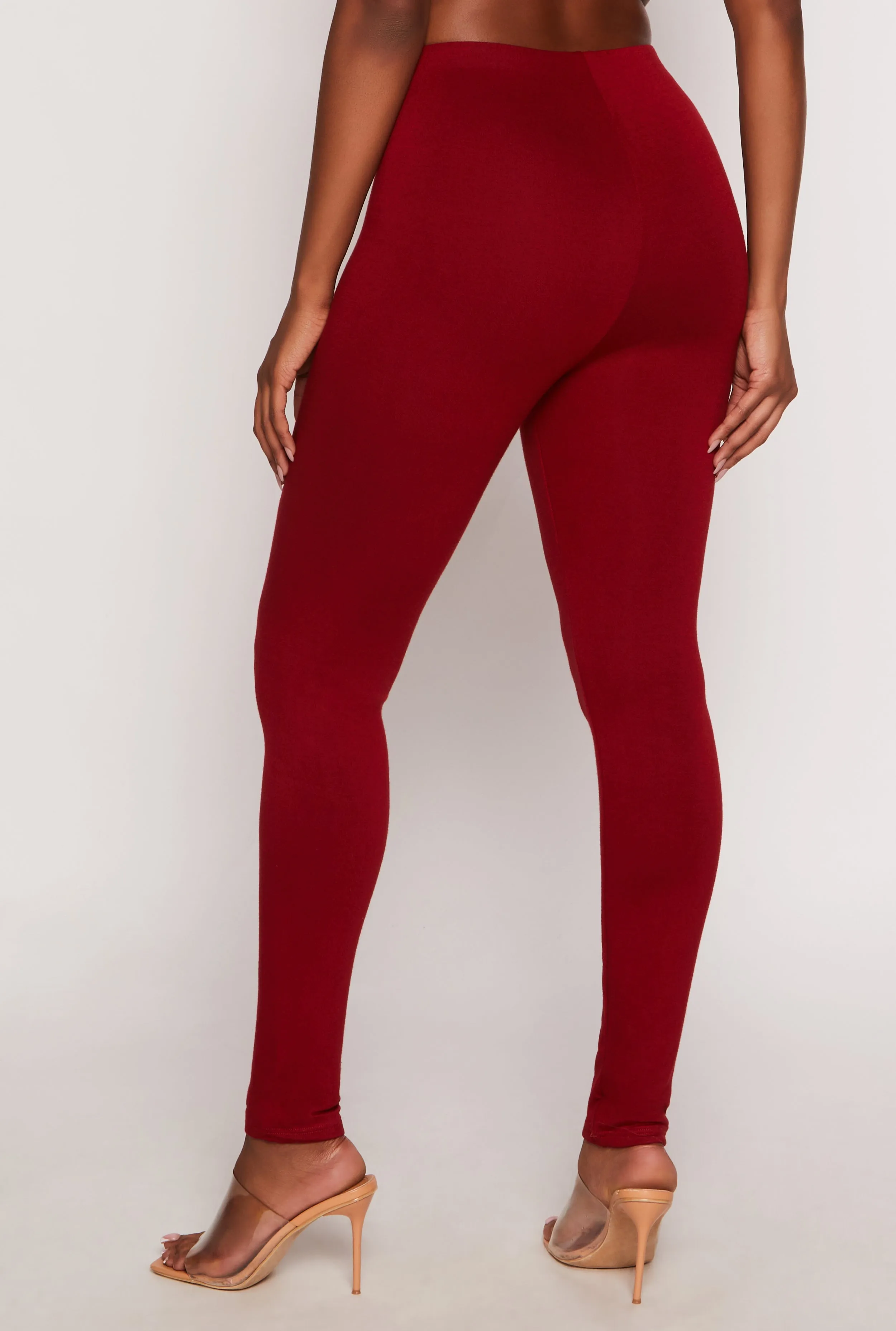 Soft Knit High Waist Leggings sold by Rainbow product image thumbnail 3