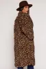 Sherpa Printed Pattern Teddy Coat sold by Rainbow