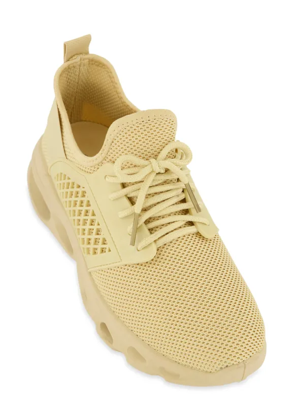 Cut Out Sole Athletic Sneakers sold by Rainbow