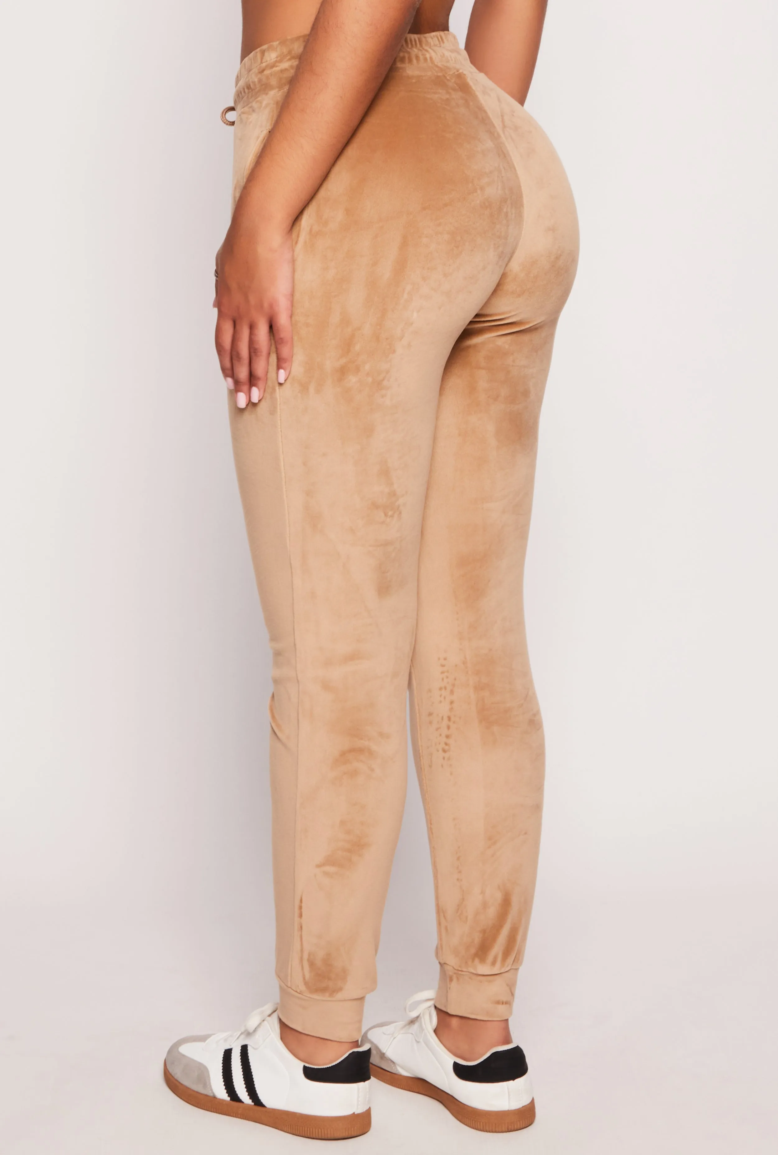 Velour Drawstring Joggers sold by Rainbow product image thumbnail 3