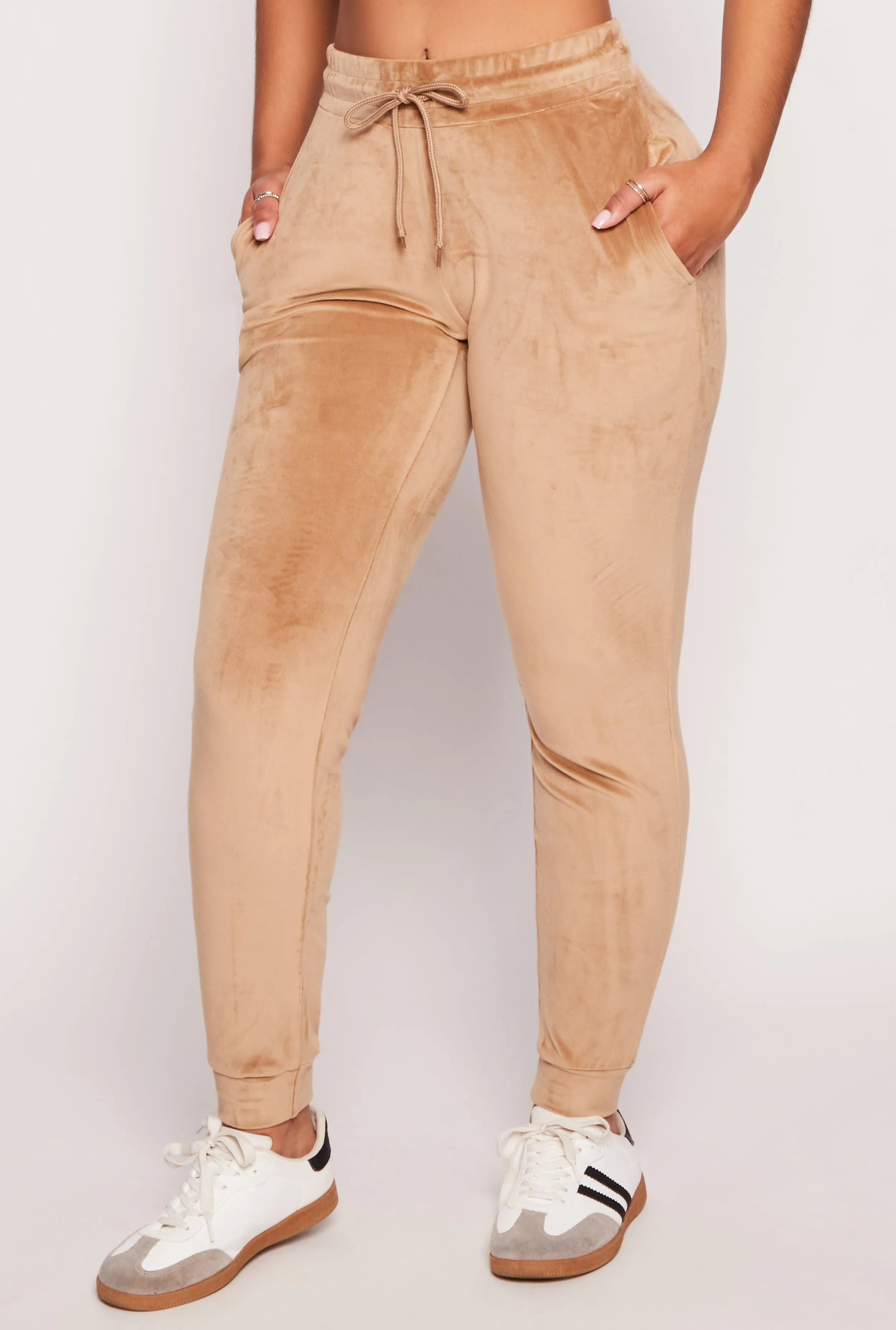 Velour Drawstring Joggers sold by Rainbow product image thumbnail 2