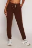 Fleece High Waist Drawstring Joggers sold by Rainbow
