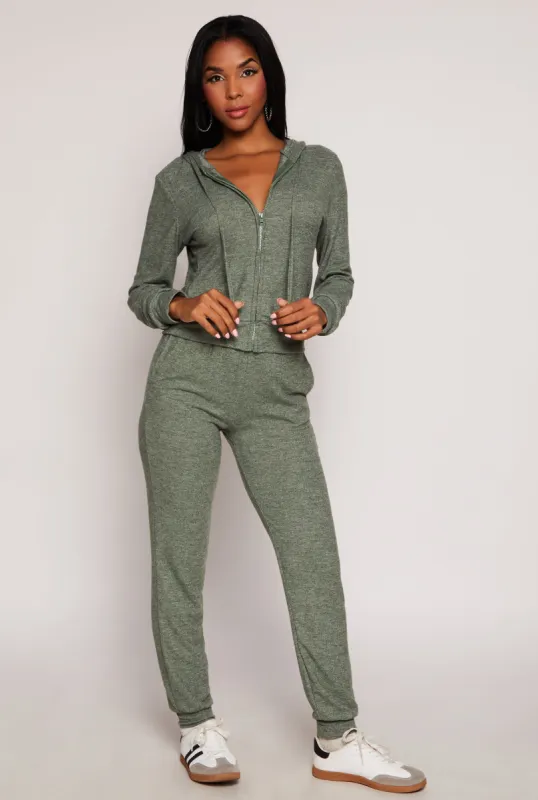 Daisy Brushed Knit Joggers sold by Rainbow