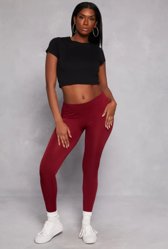 Fleece Lined High Waisted Leggings sold by Rainbow