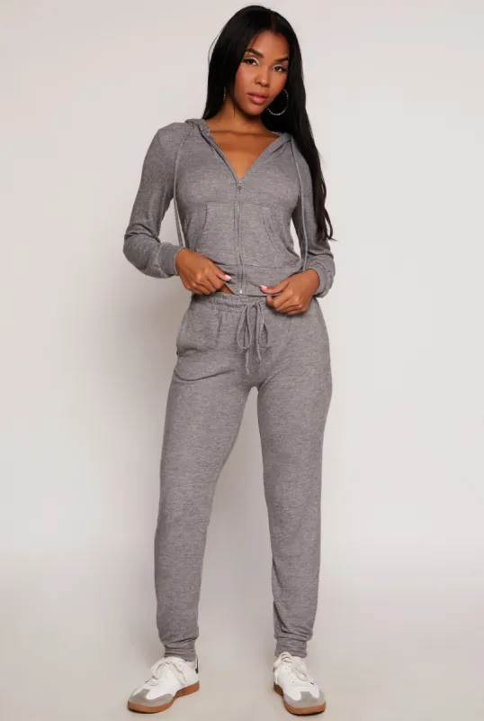 Daisy Brushed Knit Joggers sold by Rainbow