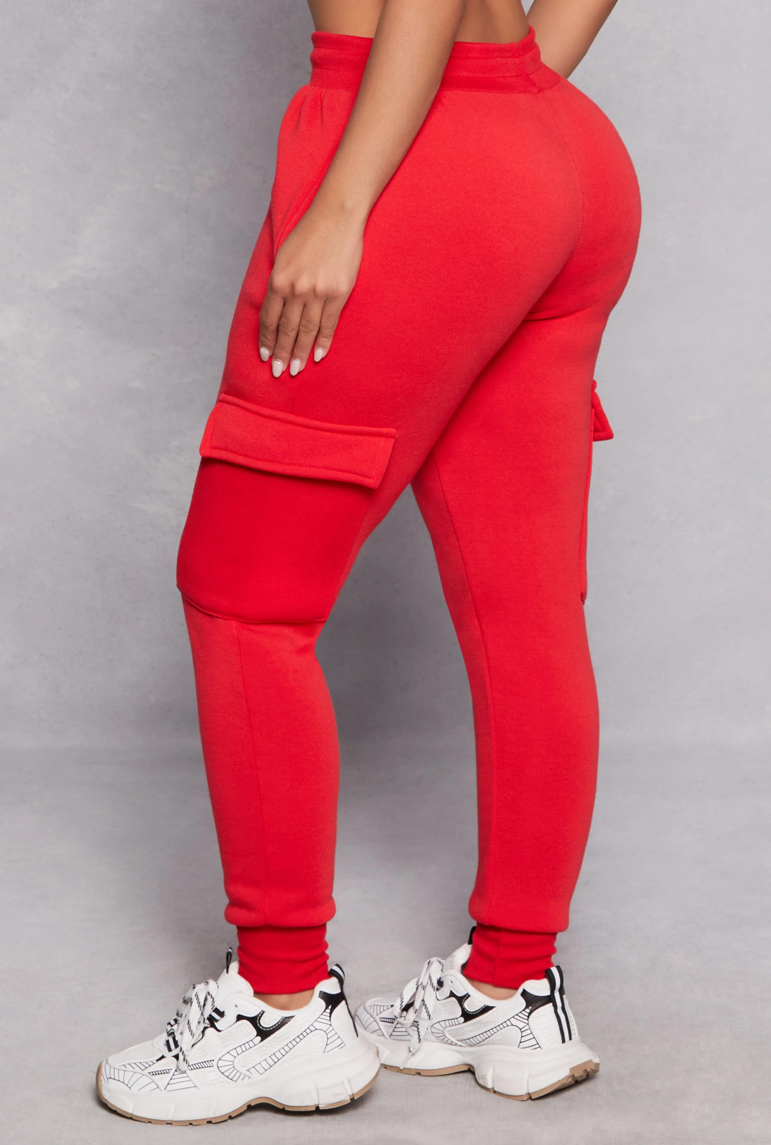 Fleece Cargo Pocket Joggers sold by Rainbow product image thumbnail 3