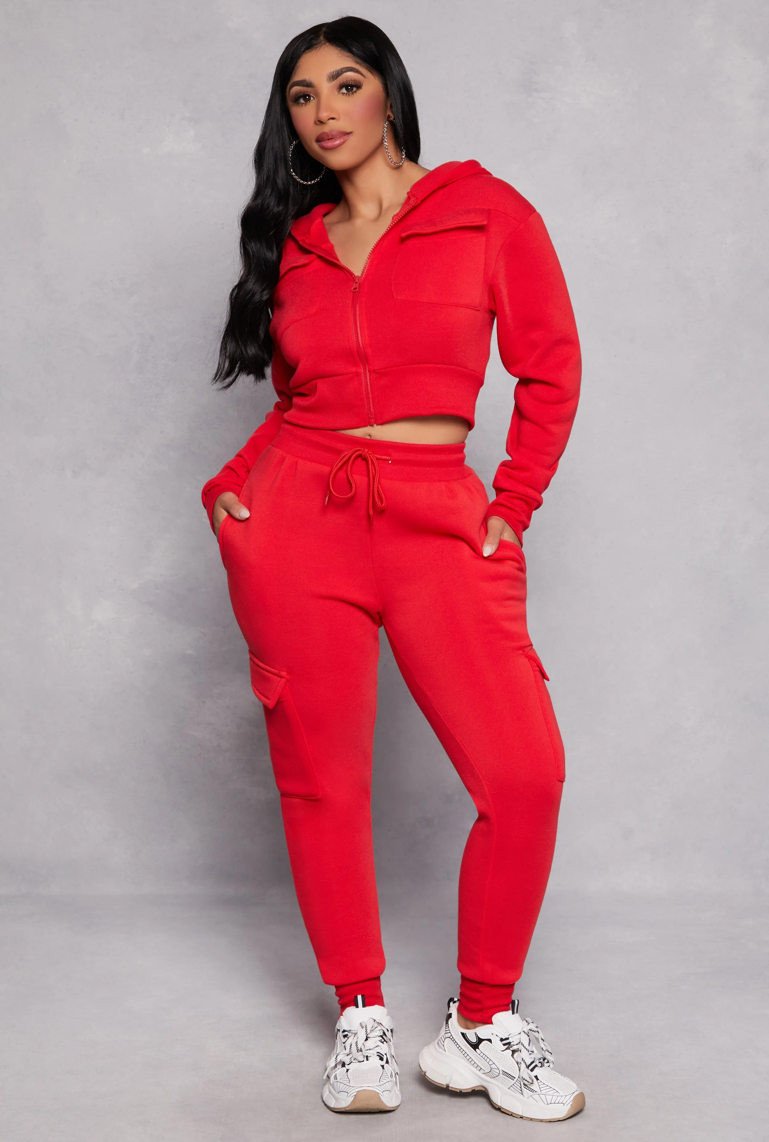 Fleece Cargo Pocket Joggers sold by Rainbow