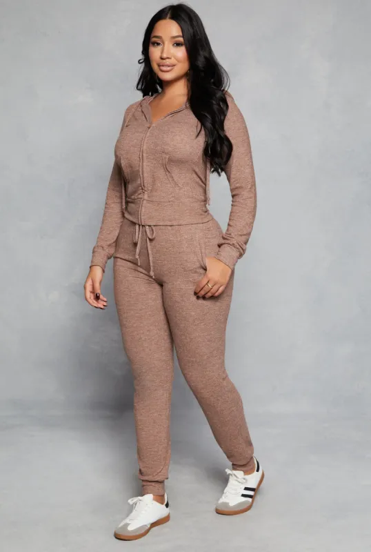 Daisy Brushed Knit Joggers sold by Rainbow