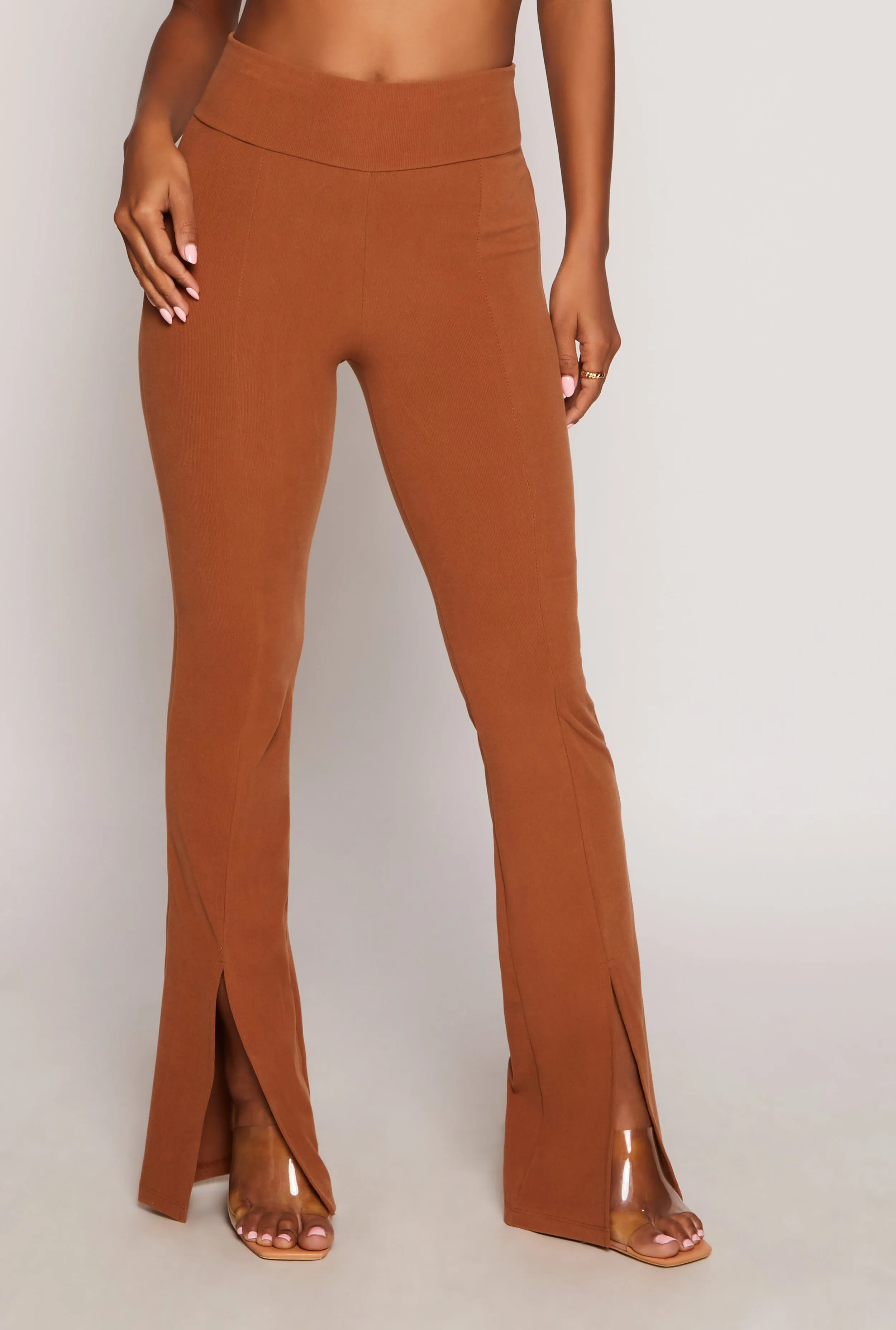 Pintuck Split Hem Pants sold by Rainbow product image thumbnail 2