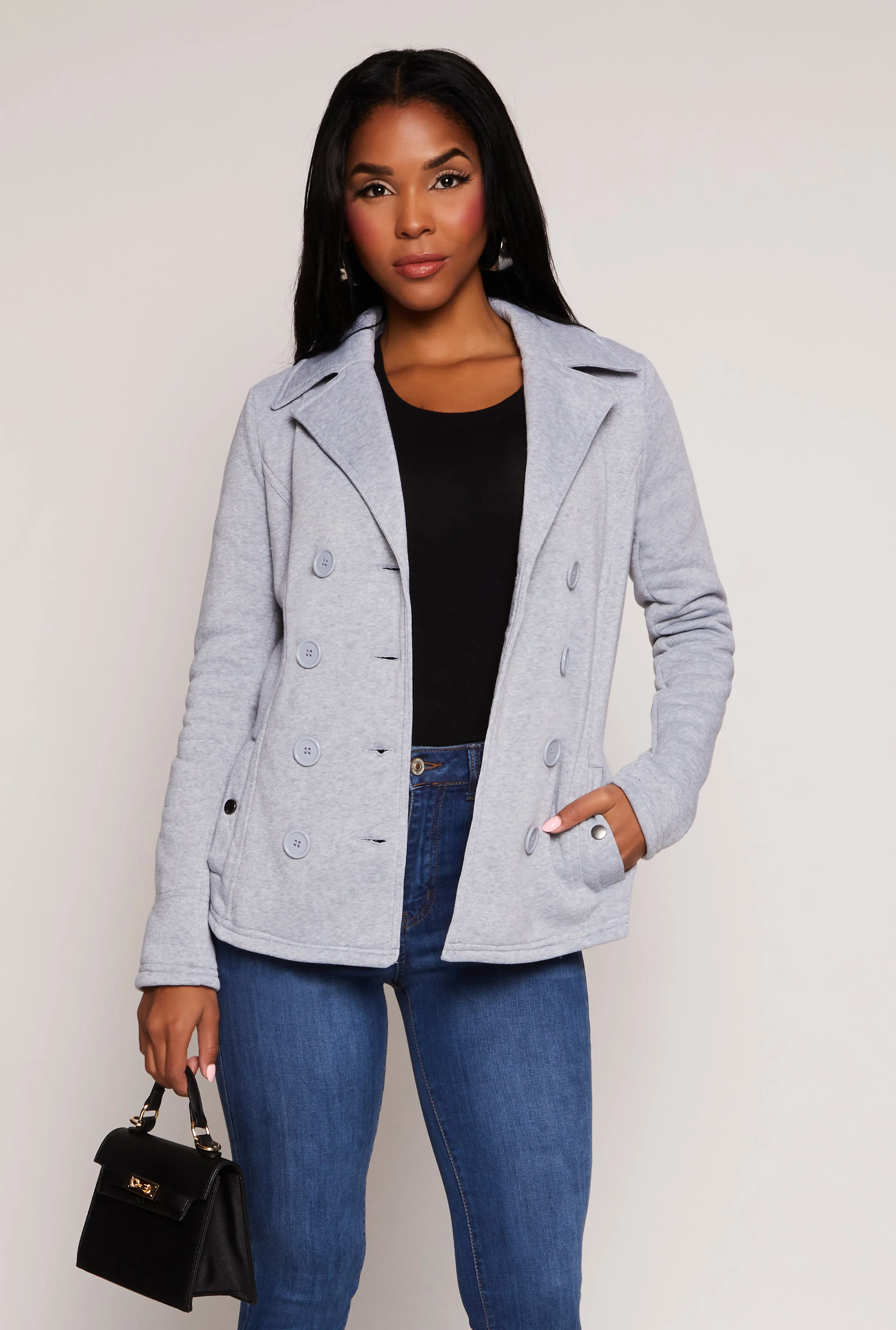 Double Breasted Peacoat sold by Rainbow