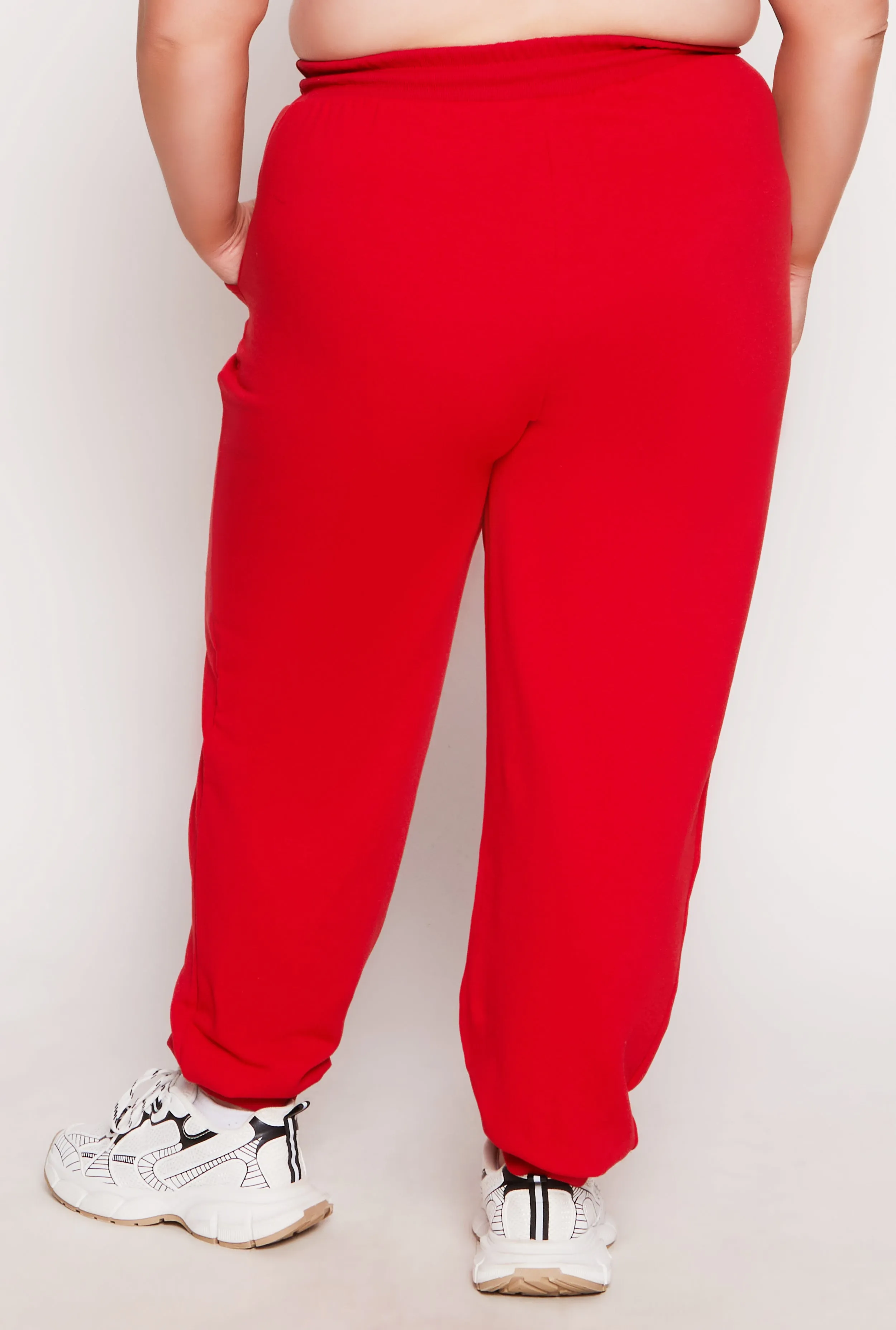 Plus Size High Waisted Drawstring Joggers sold by Rainbow product image thumbnail 3