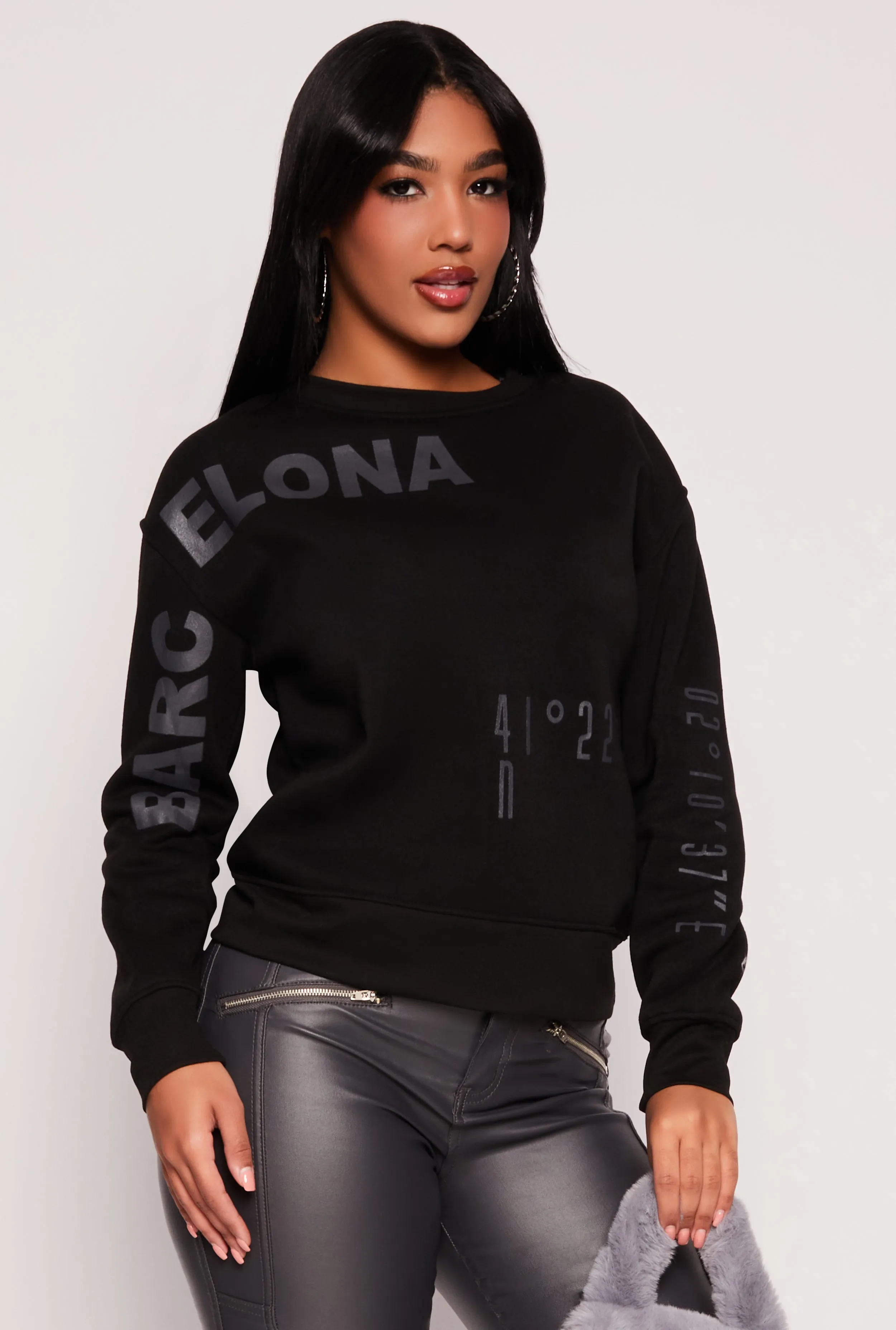 Barcelona Graphic Sweatshirt sold by Rainbow