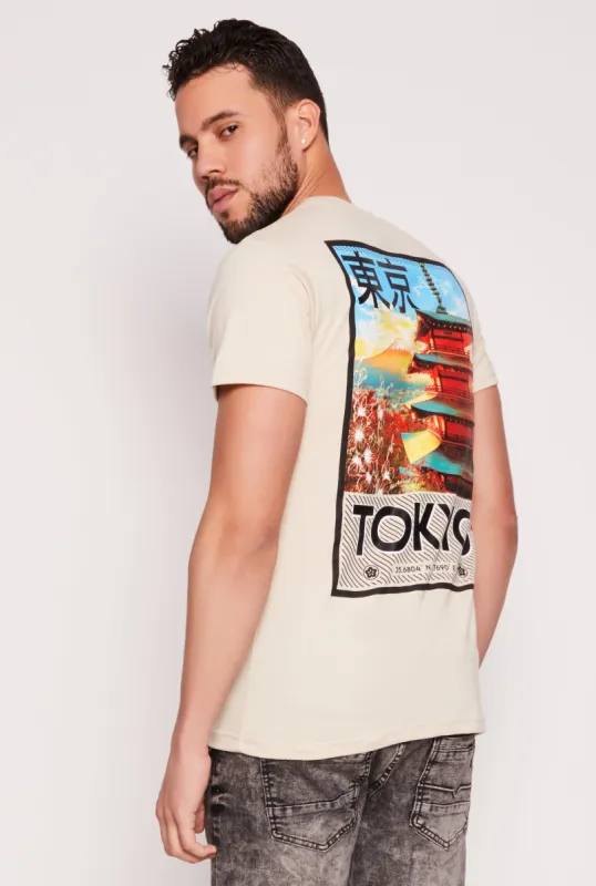 Mens Tokyo Graphic T Shirt sold by Rainbow