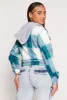 Plaid Sherpa Lined Hooded Jacket sold by Rainbow