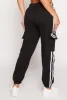 Brooklyn Varsity Stripe Cargo Sweatpants sold by Rainbow
