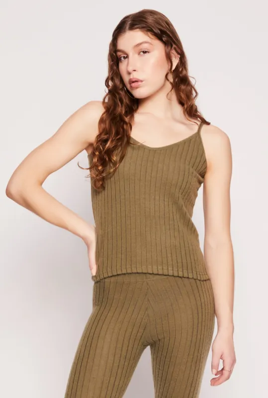 Brushed Ribbed Knit Cami sold by Rainbow