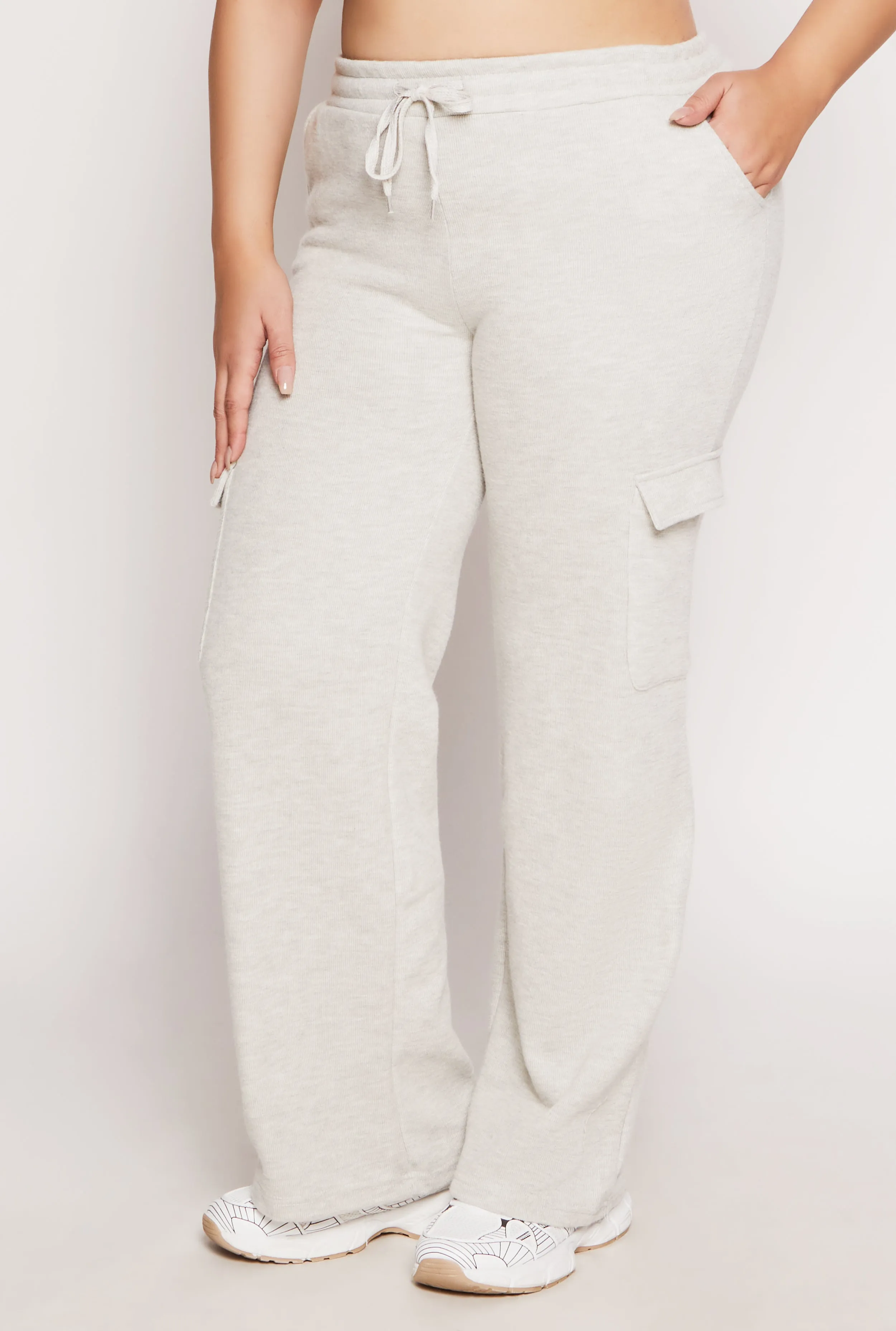 Plus Size Drawstring Cargo Sweatpants sold by Rainbow product image thumbnail 2