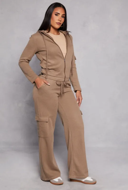 Drawstring Cargo Pocket Sweatpants sold by Rainbow