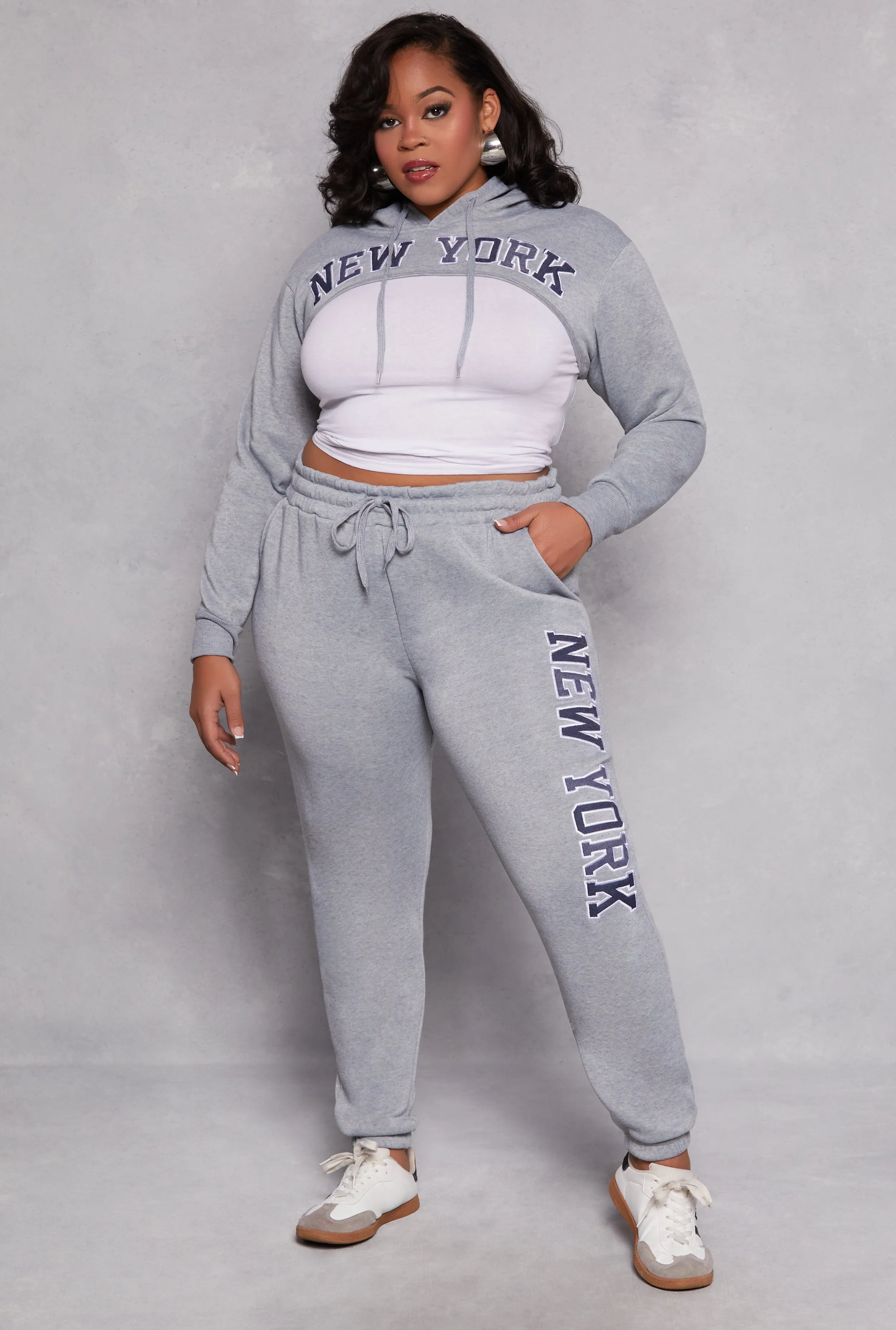 Plus Size New York Bolero Sweatshirt sold by Rainbow product image thumbnail 2