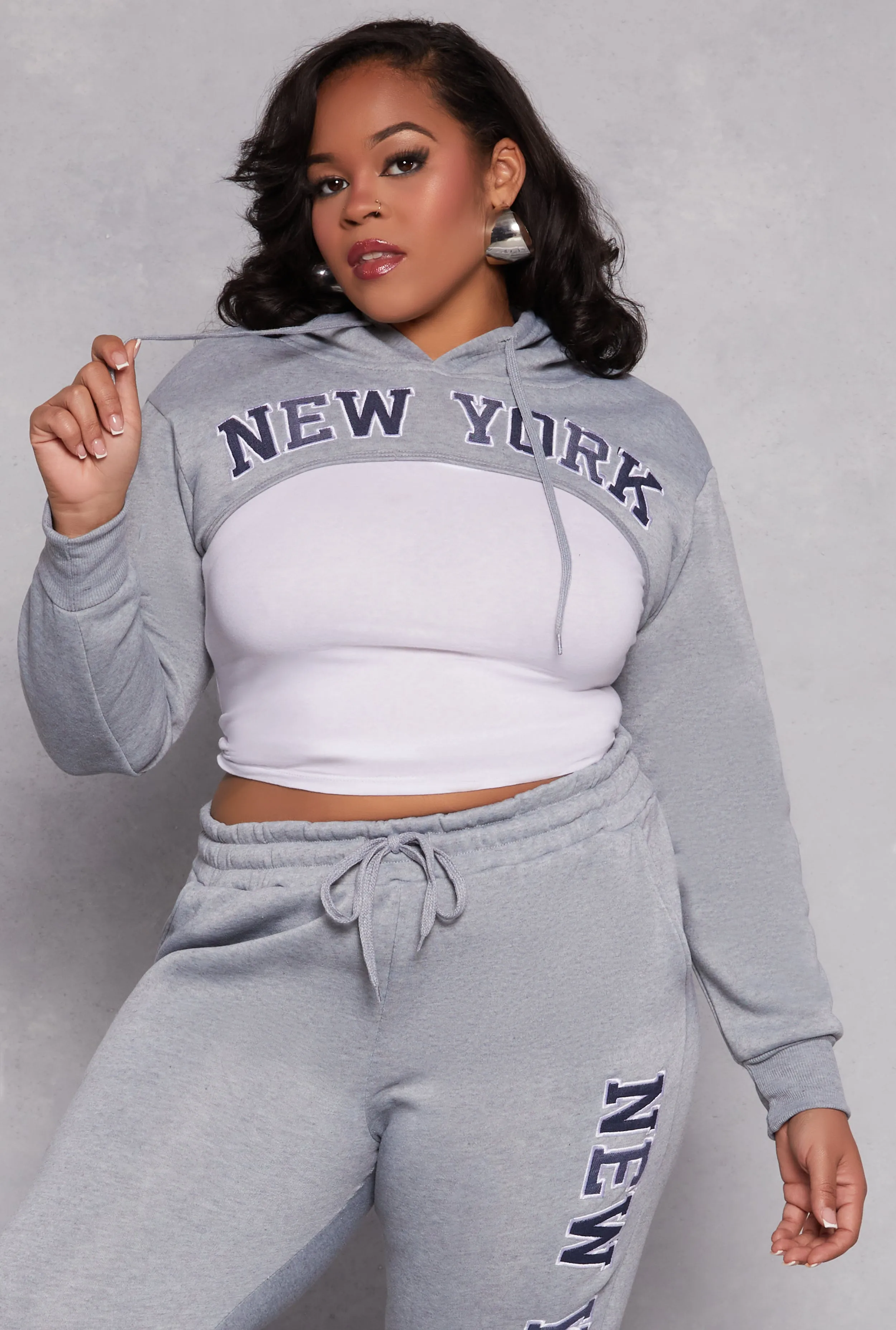 Plus Size New York Bolero Sweatshirt sold by Rainbow