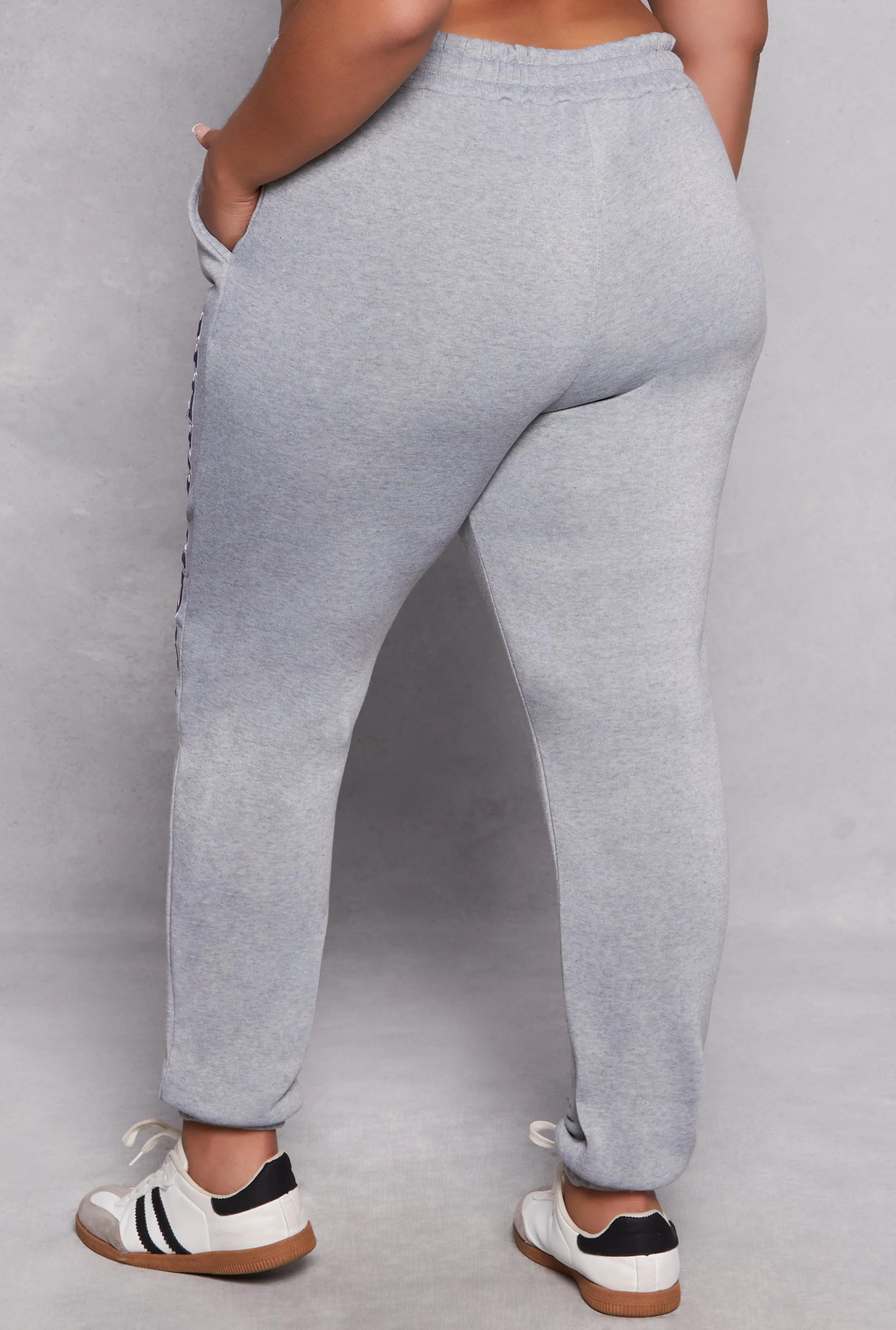 Plus Size New York Embroidered Sweatpants sold by Rainbow product image thumbnail 3