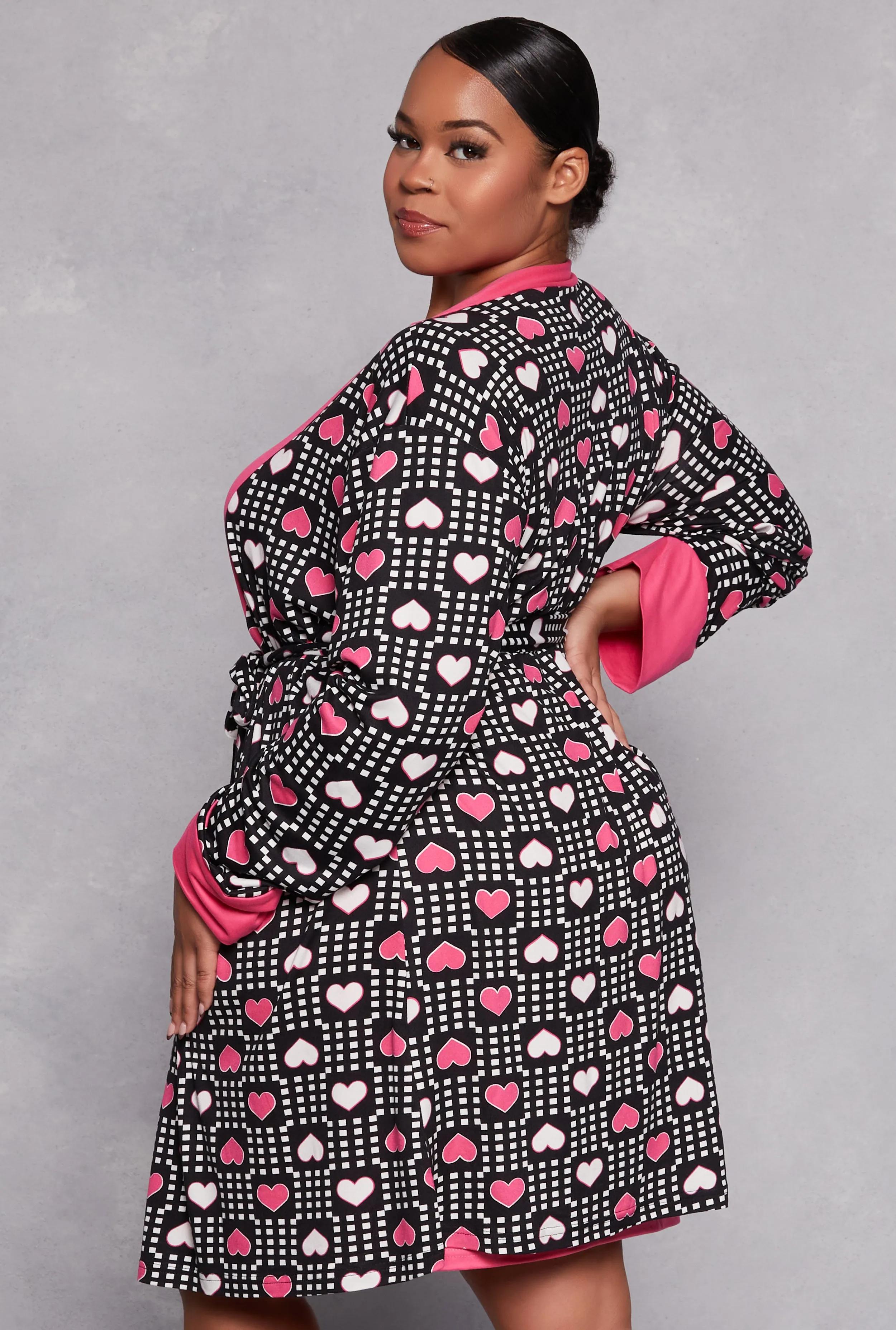 Plus Size Yep Still Single Nightgown with Robe sold by Rainbow product image thumbnail 2