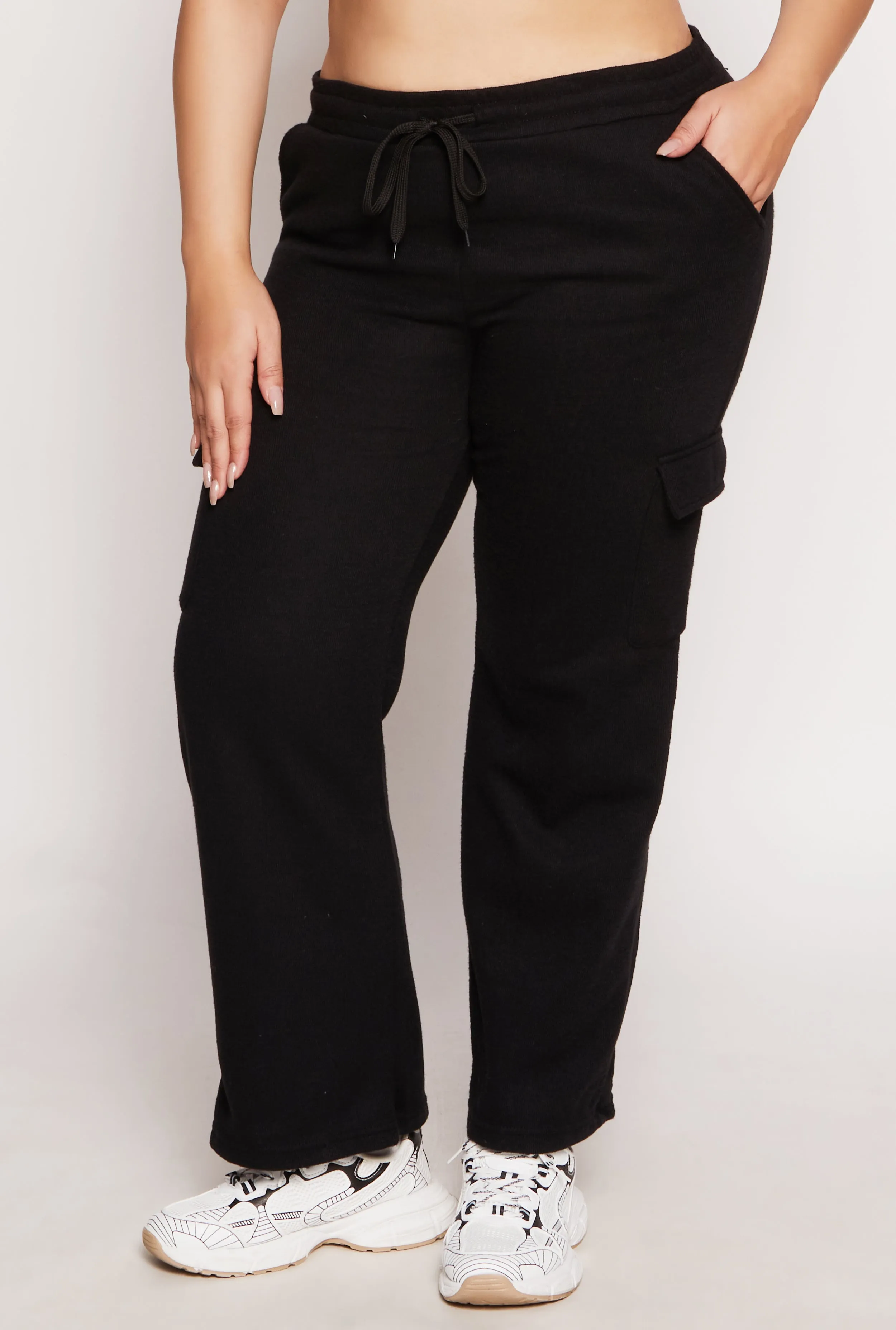 Plus Size Drawstring Cargo Sweatpants sold by Rainbow product image thumbnail 2