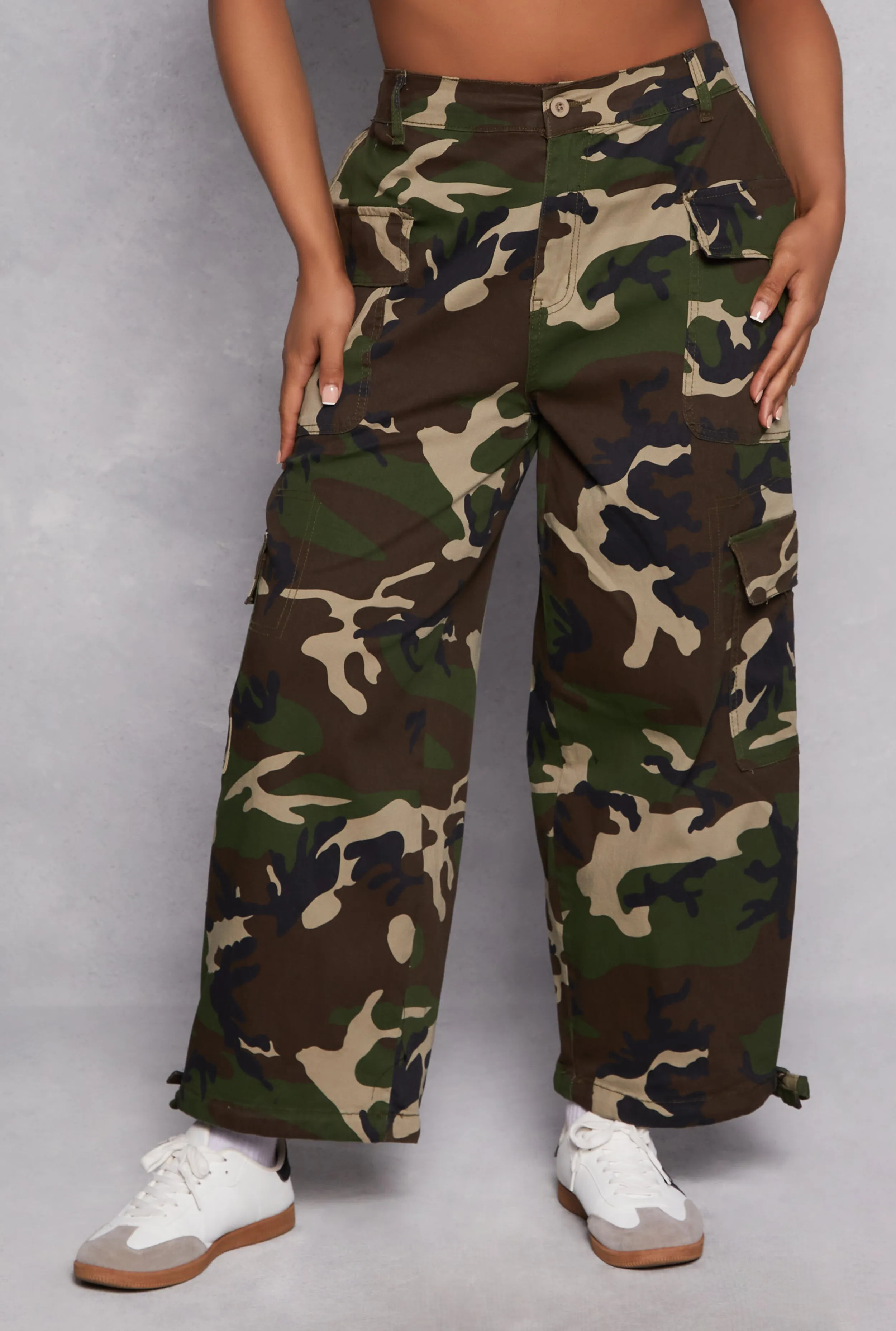 Plus Size Almost Famous Twill Camo Pants sold by Rainbow product image thumbnail 2