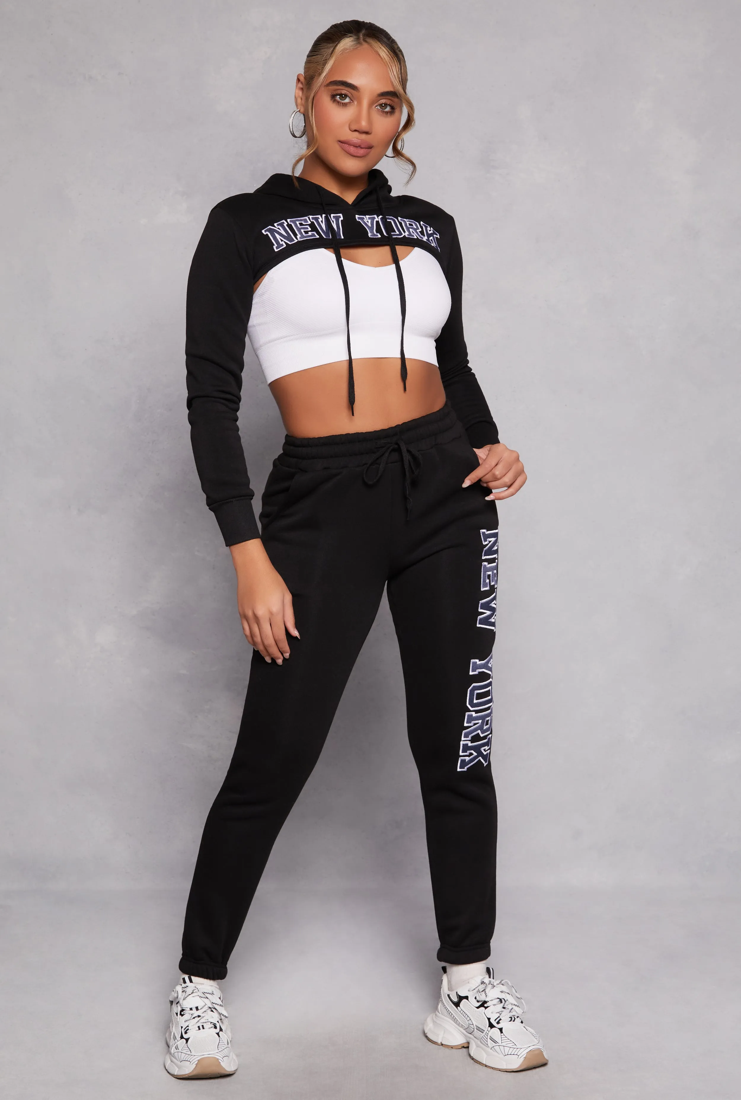 New York Hooded Shrug sold by Rainbow product image thumbnail 2