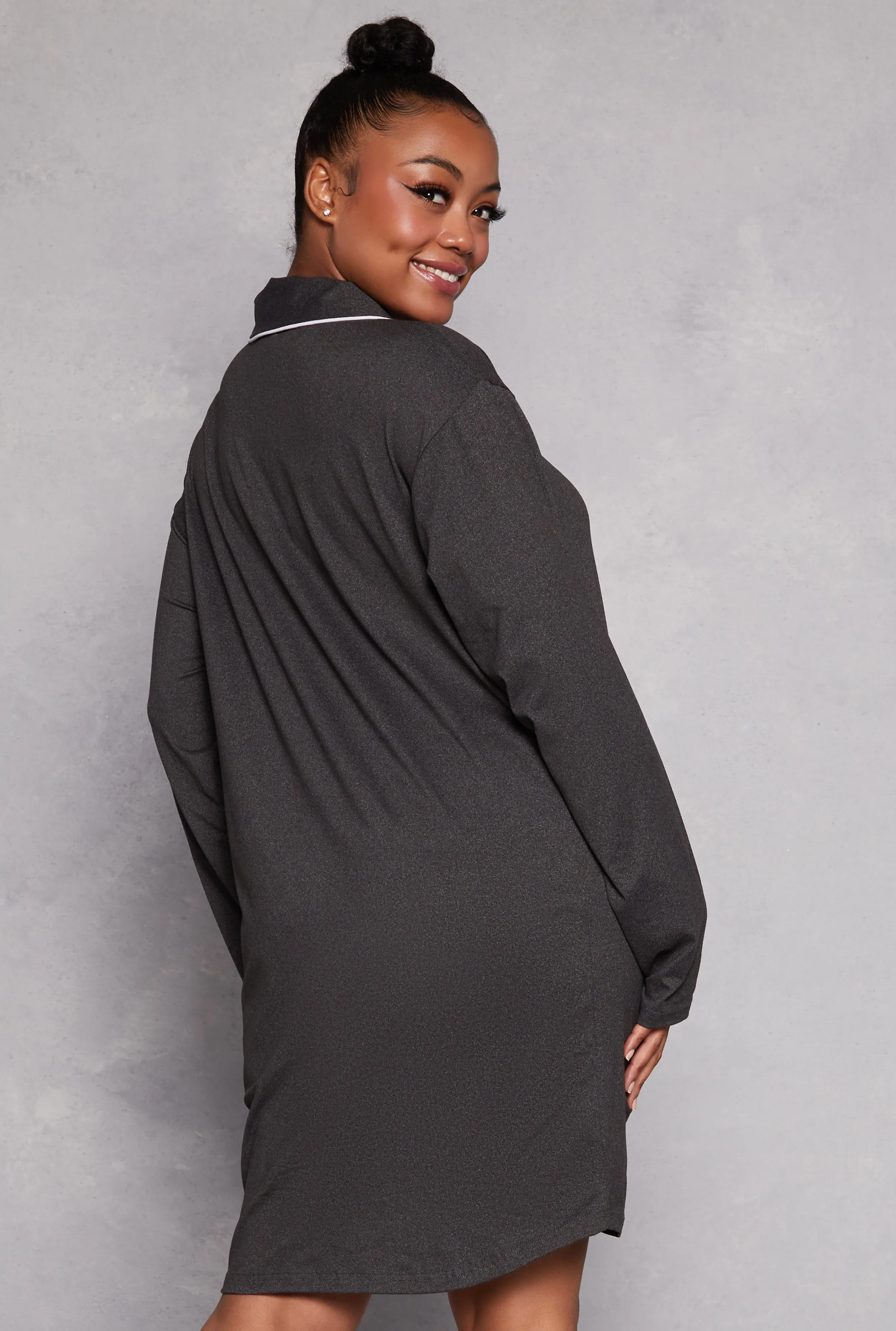 Plus Size Graphic Long Sleeve Sleep Shirt sold by Rainbow product image thumbnail 2