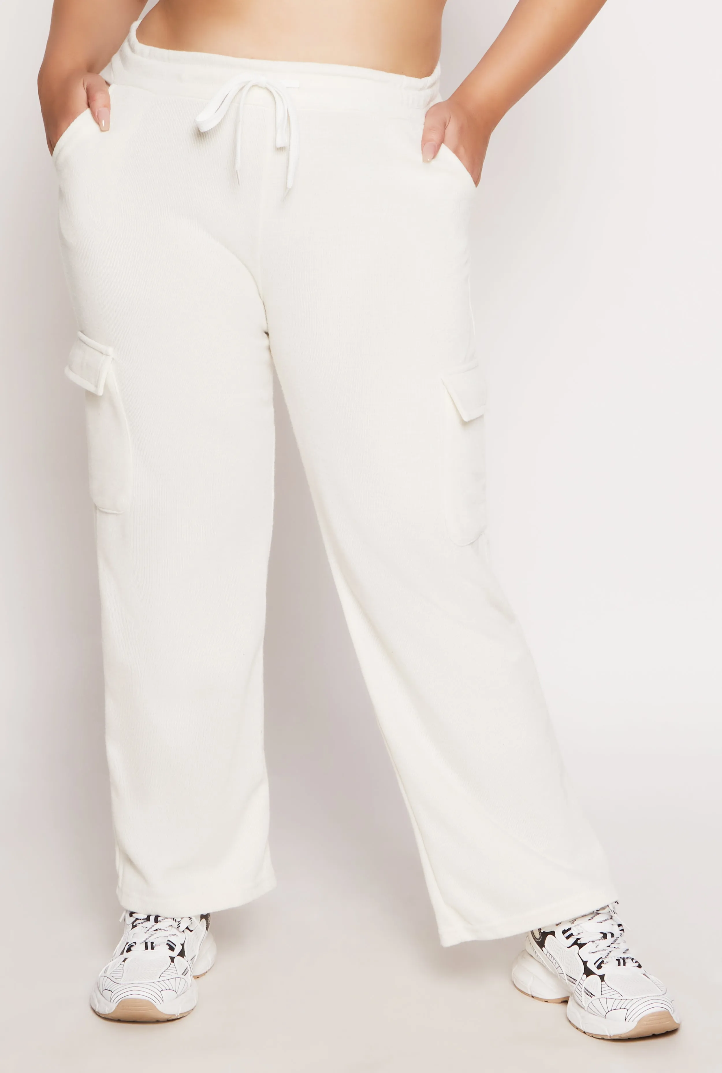 Plus Size Drawstring Cargo Sweatpants sold by Rainbow product image thumbnail 2