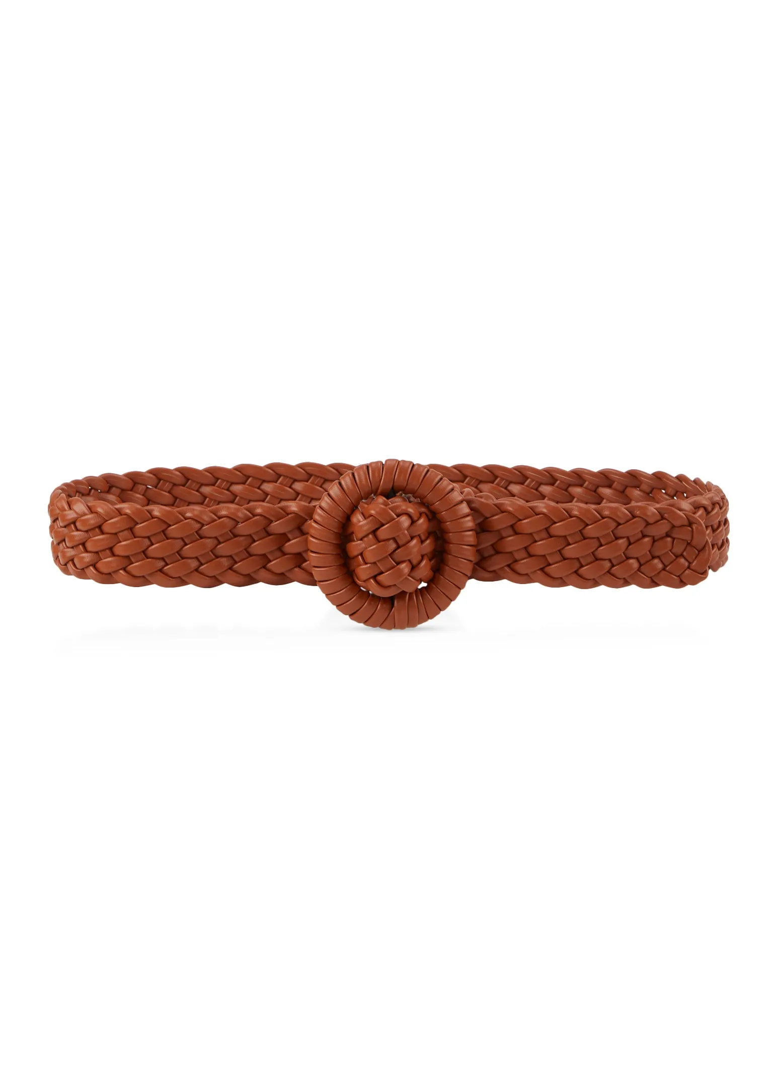 Faux Leather Braided Buckle Belt sold by Rainbow product image thumbnail 2