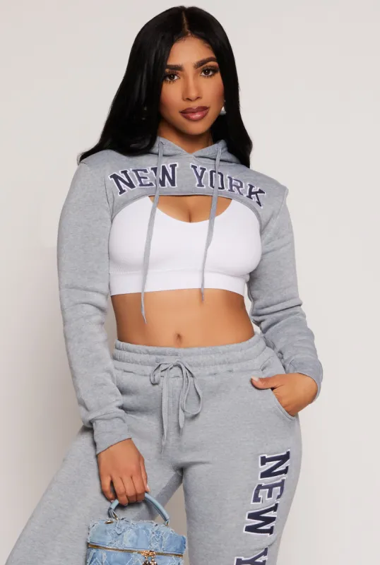 New York Hooded Shrug sold by Rainbow