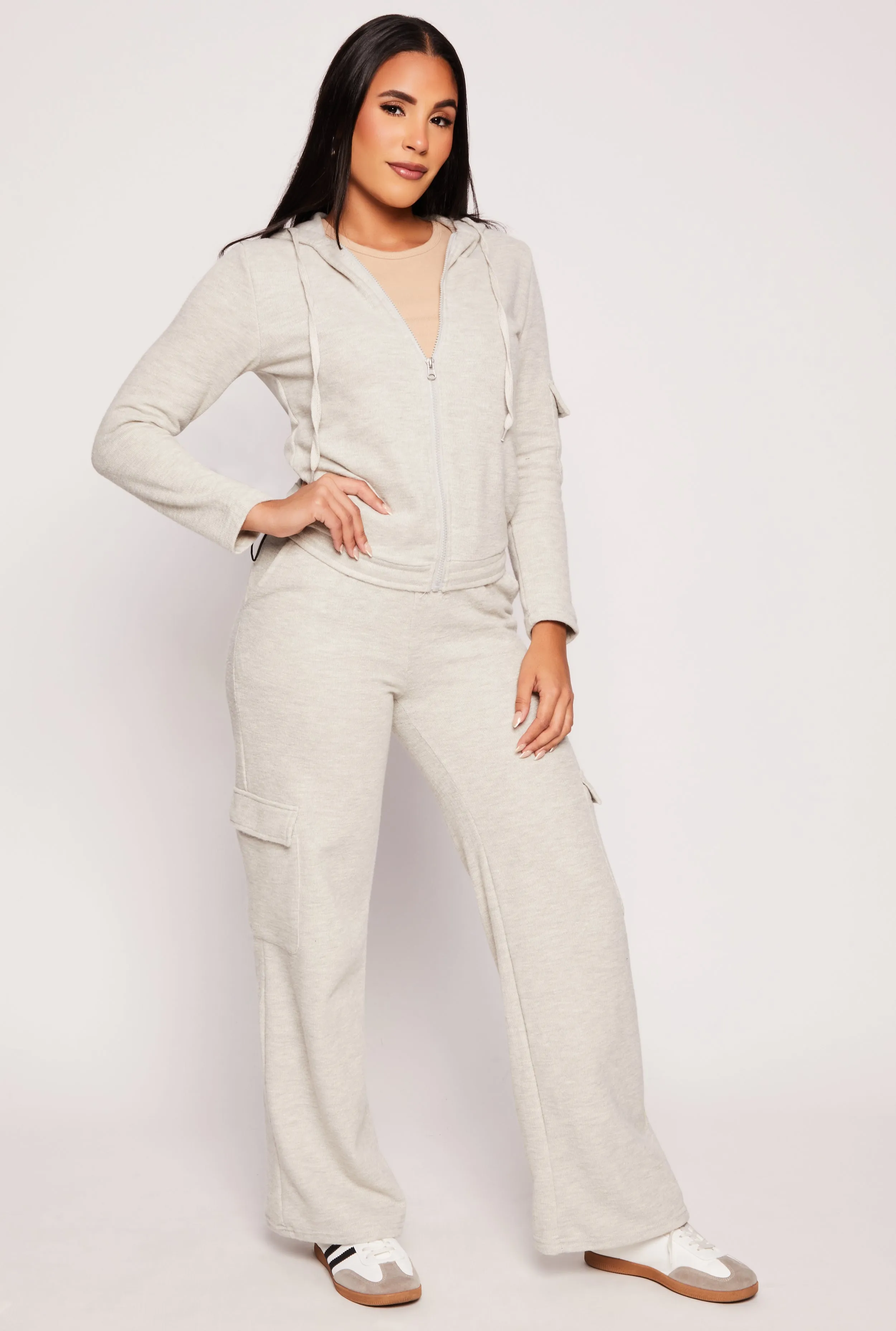 Drawstring Cargo Pocket Sweatpants sold by Rainbow