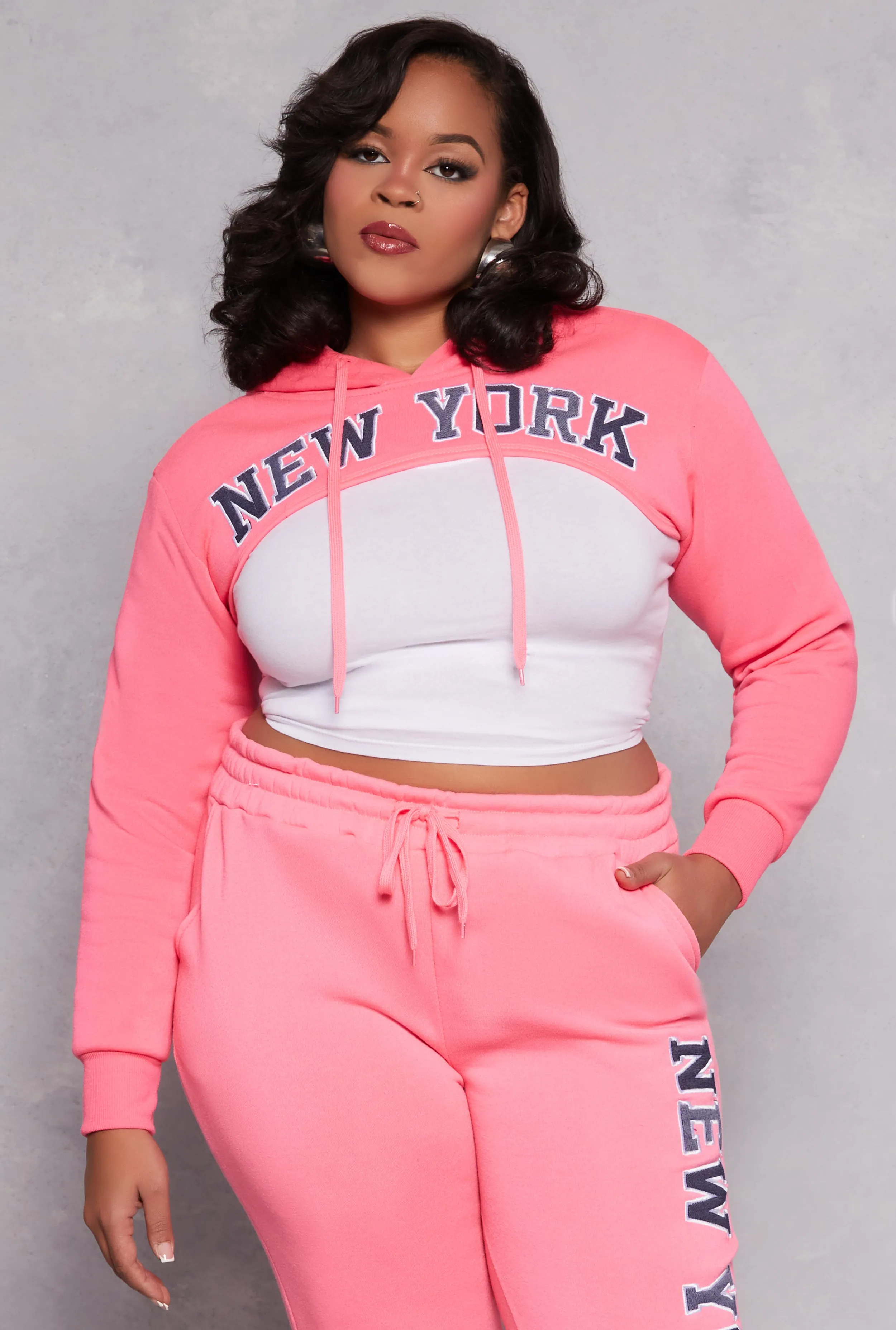 Plus Size New York Bolero Sweatshirt sold by Rainbow