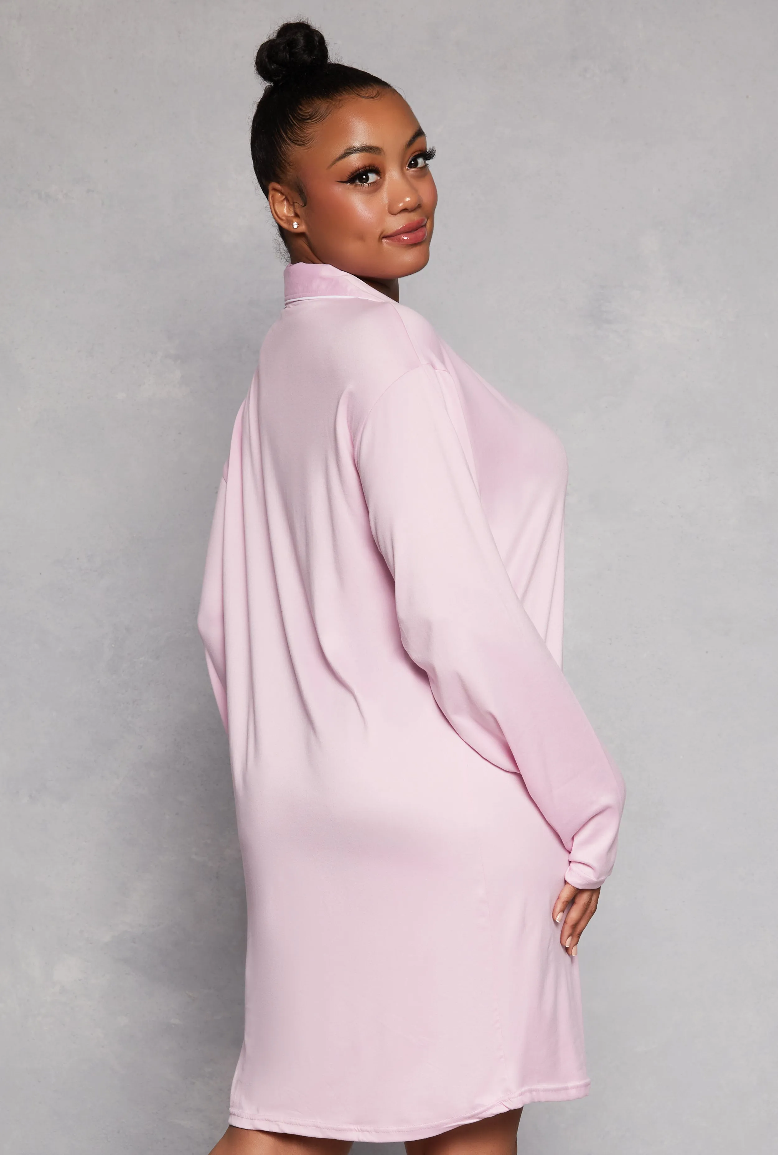 Plus Size Graphic Long Sleeve Sleep Shirt sold by Rainbow product image thumbnail 2
