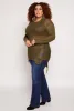 Plus Size Distressed Crew Neck Sweater sold by Rainbow