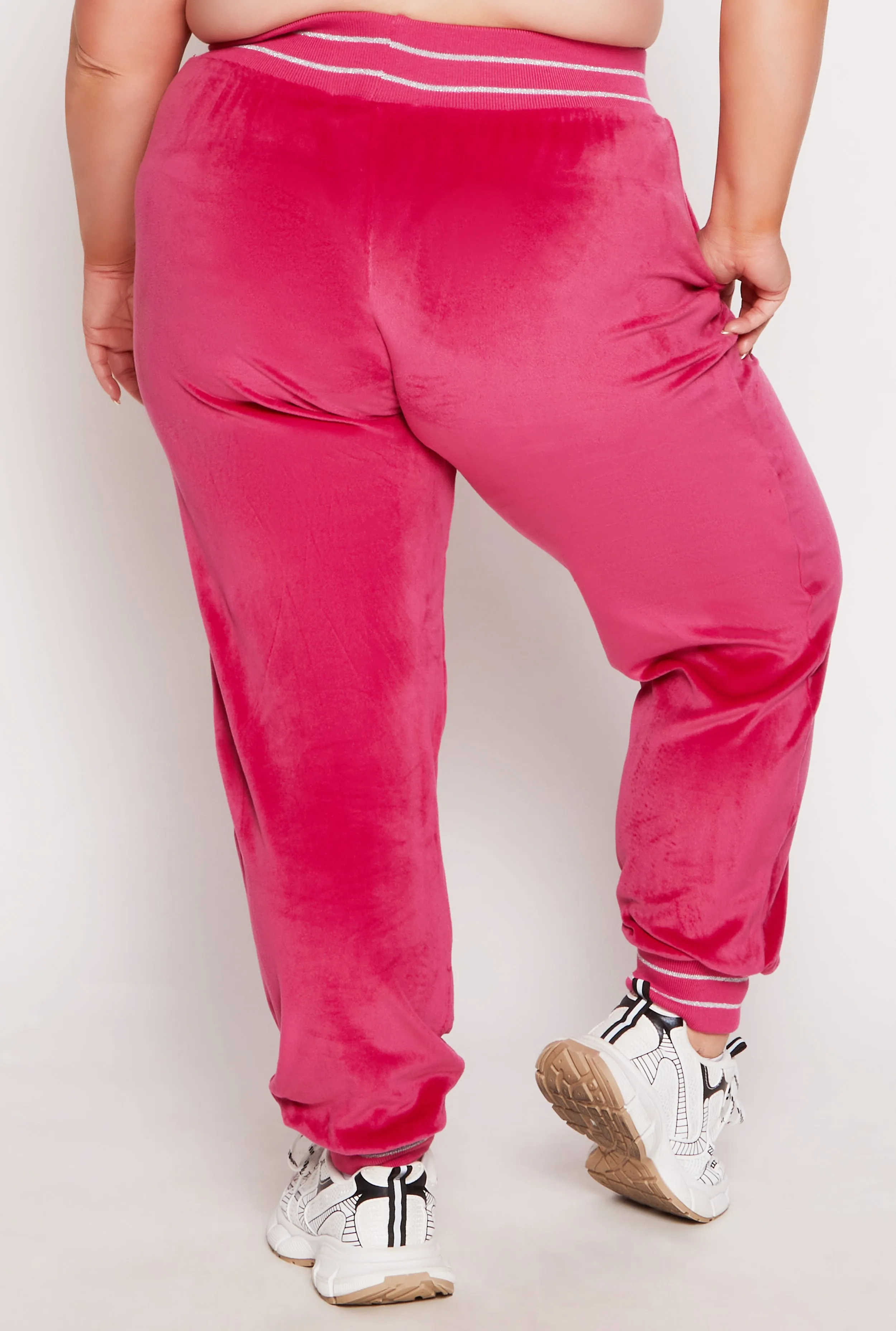 Plus Size Rocawear Velour Joggers sold by Rainbow product image thumbnail 3