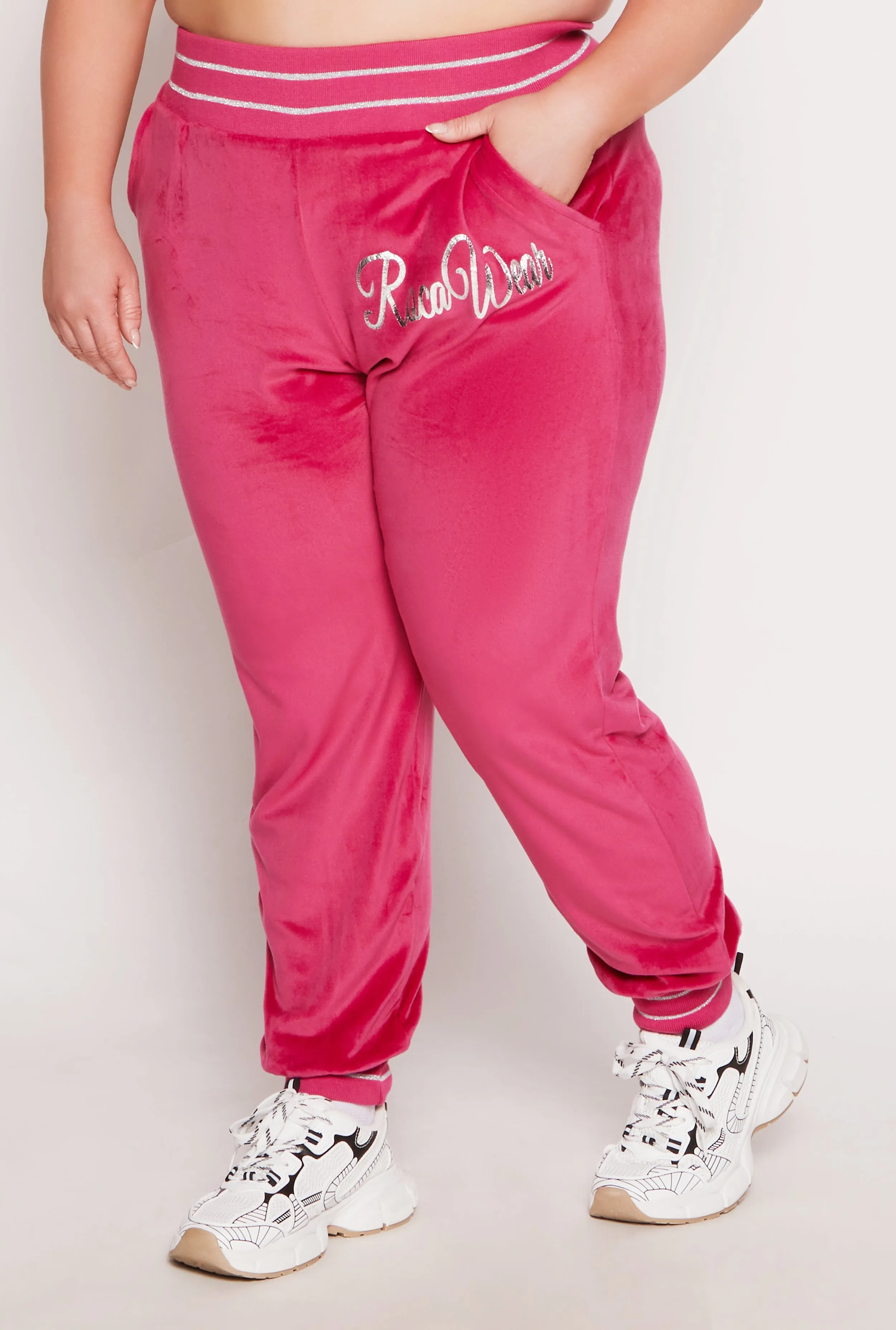Plus Size Rocawear Velour Joggers sold by Rainbow product image thumbnail 2