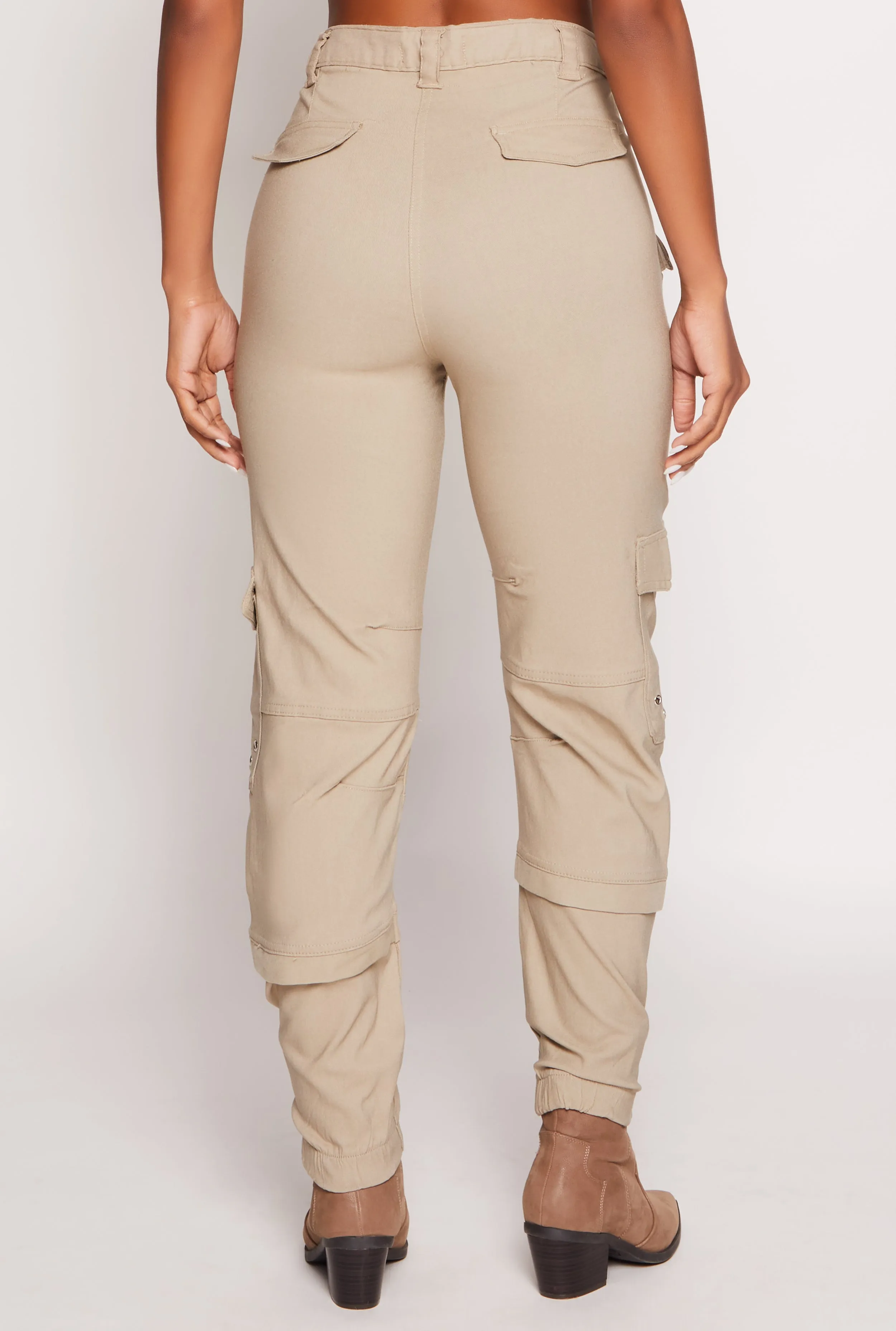 Hyperstretch High Waisted Cargo Joggers sold by Rainbow product image thumbnail 3